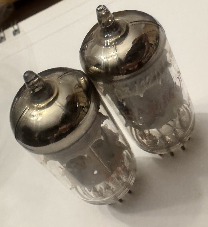 Matched Pair Amperex NOS ECC83 12AX7 Hammond Rare Grail Tone Heerlan