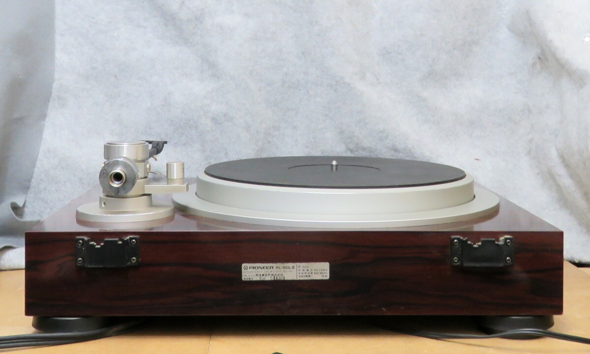 PIONEER PL-50LII Direct Drive Turntable Quartz Lock Record Player Manual Clean