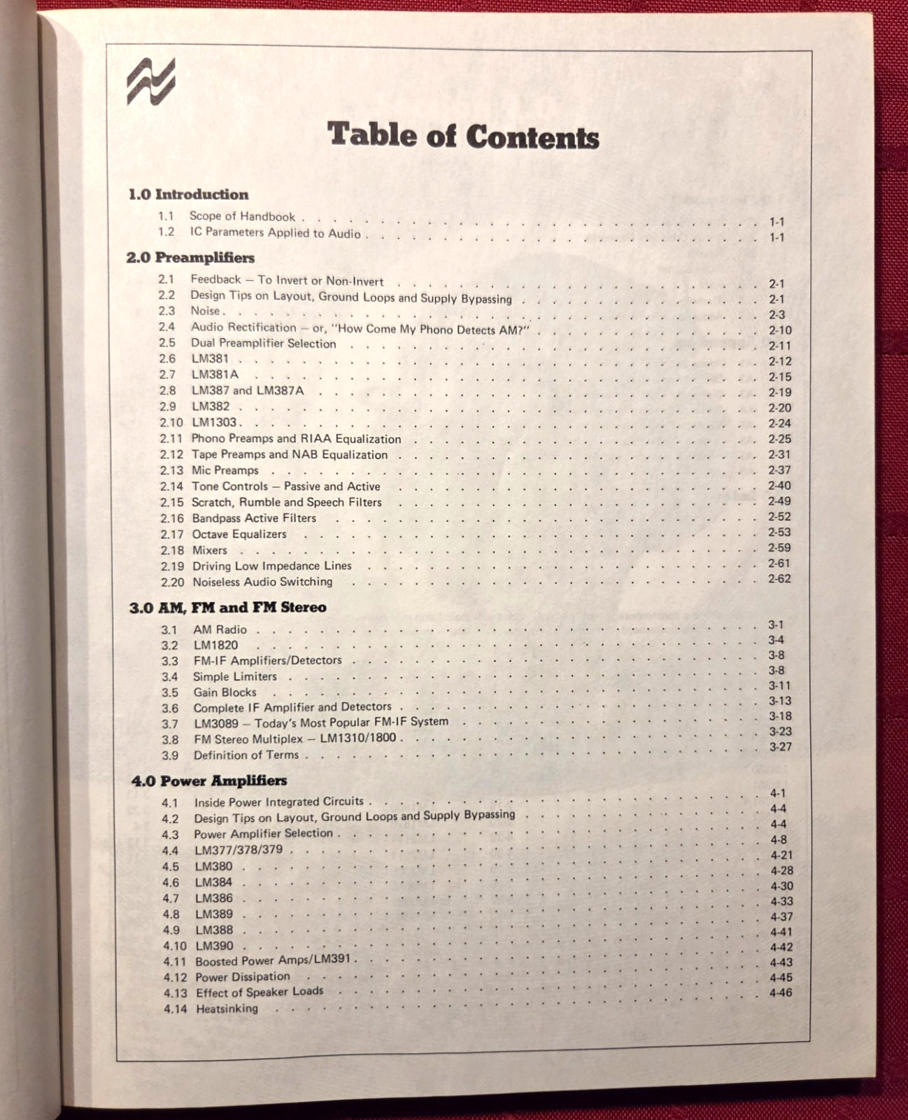 Audio Handbook National, Paperback 1976
