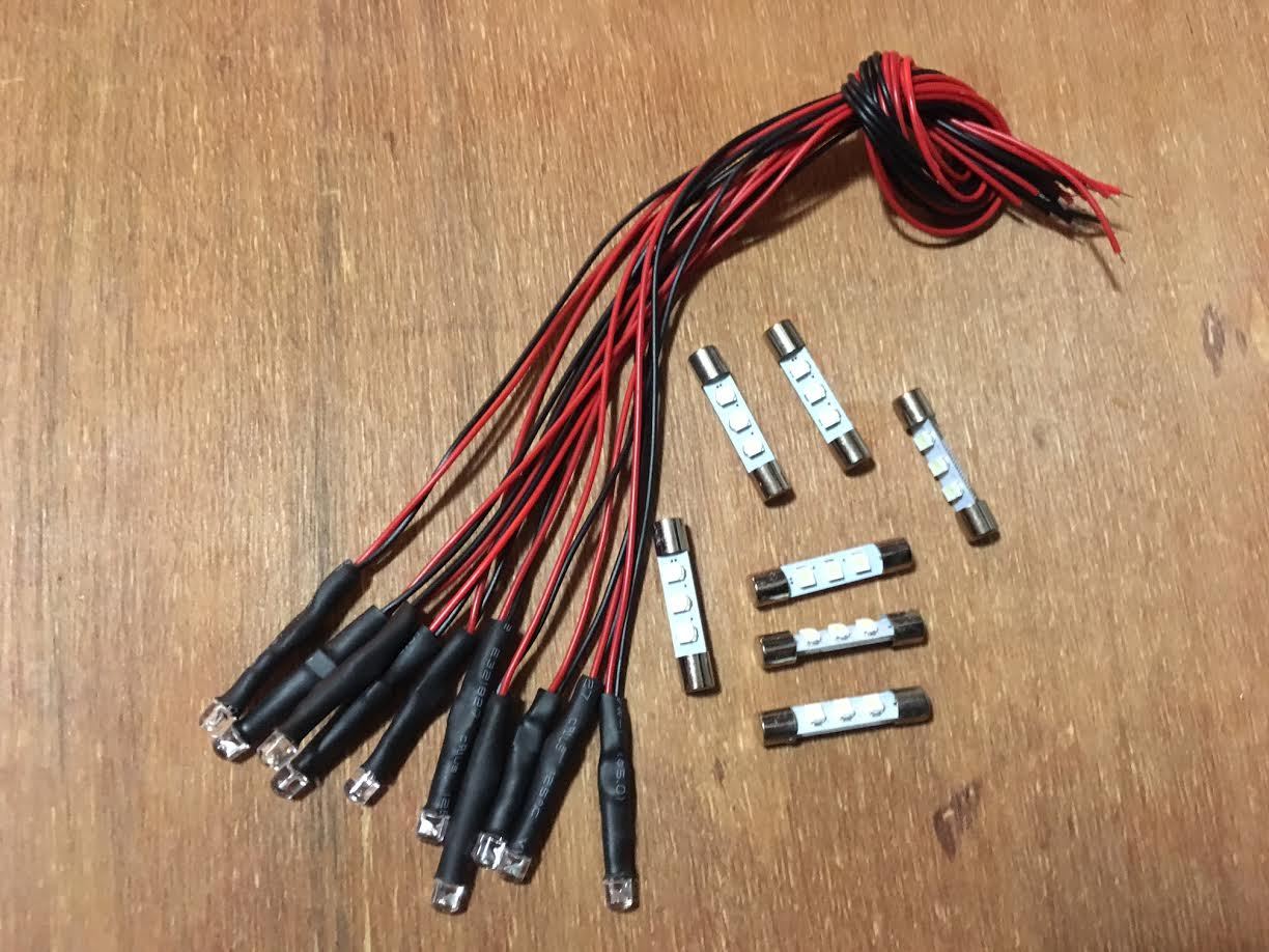 LAMP KITS (8v WHITE LEDs)MODEL QR-4500 QR-6500 DIAL RECEIVER BULBS/Sansui LIGHTS