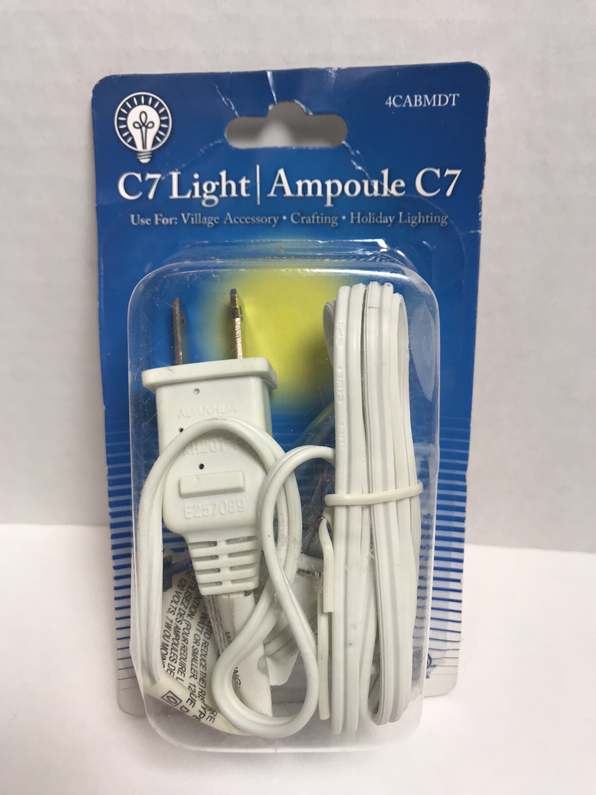 VILLAGE HOUSE LIGHT BULB & POWER CORD SOCKET REPLACEMENT INDOOR NEW