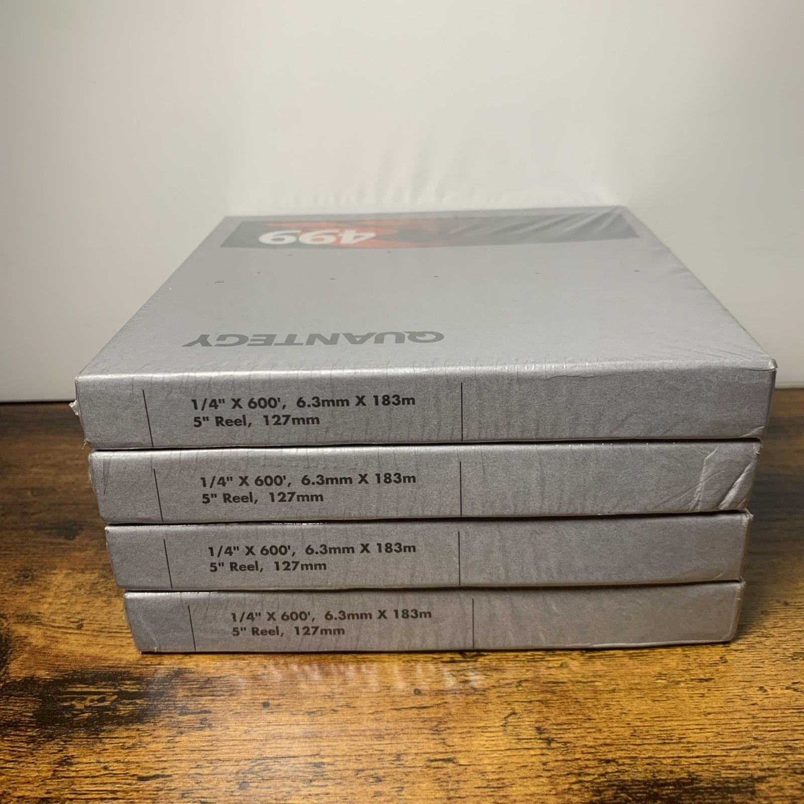 Lot Of 4 – 499 Quantegy Reel It reel Tape – All Sealed