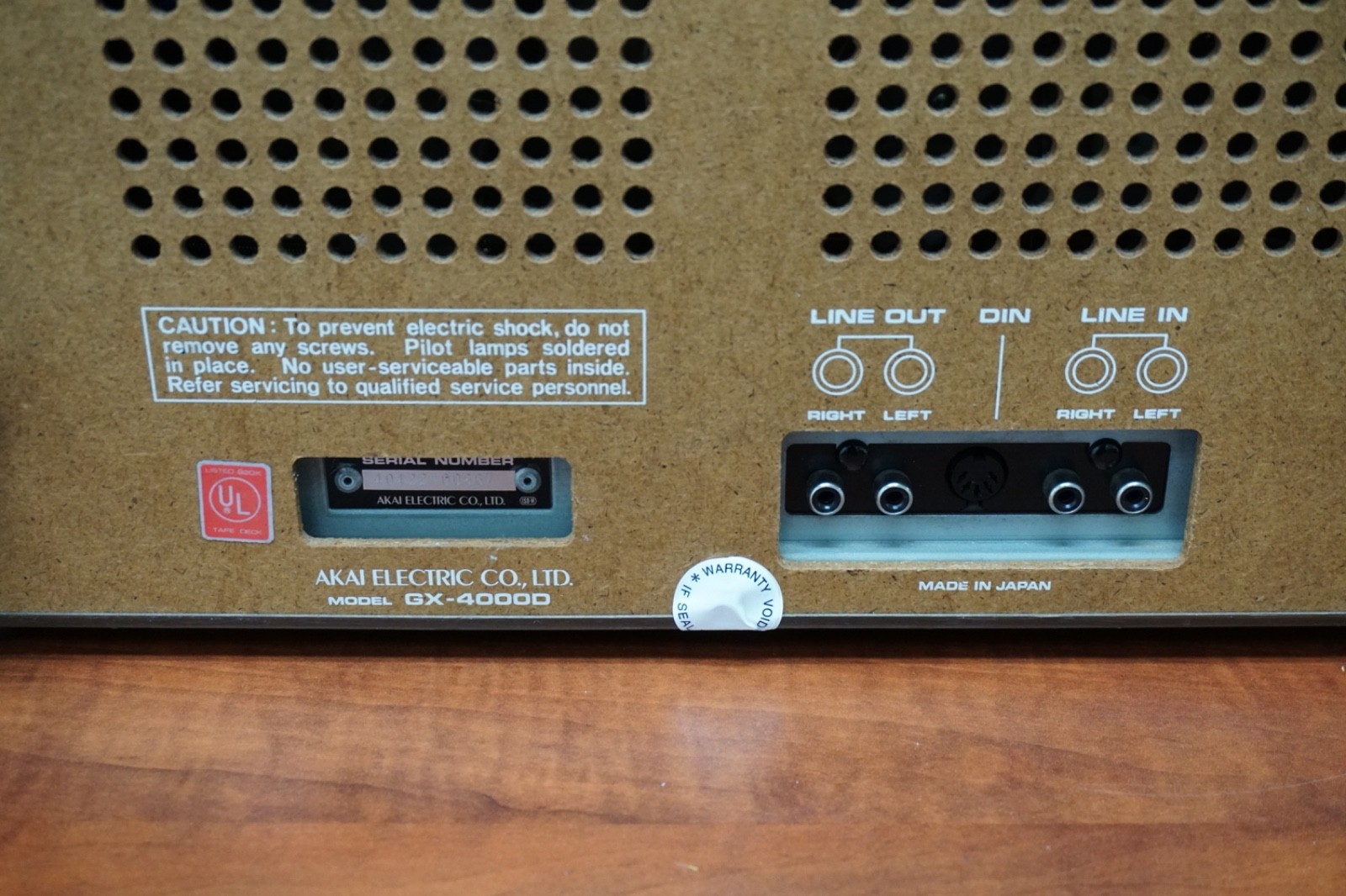Akai GX-4000D 4-Track Stereo Reel-To-Reel Recorder Player & Speed Adapter (667