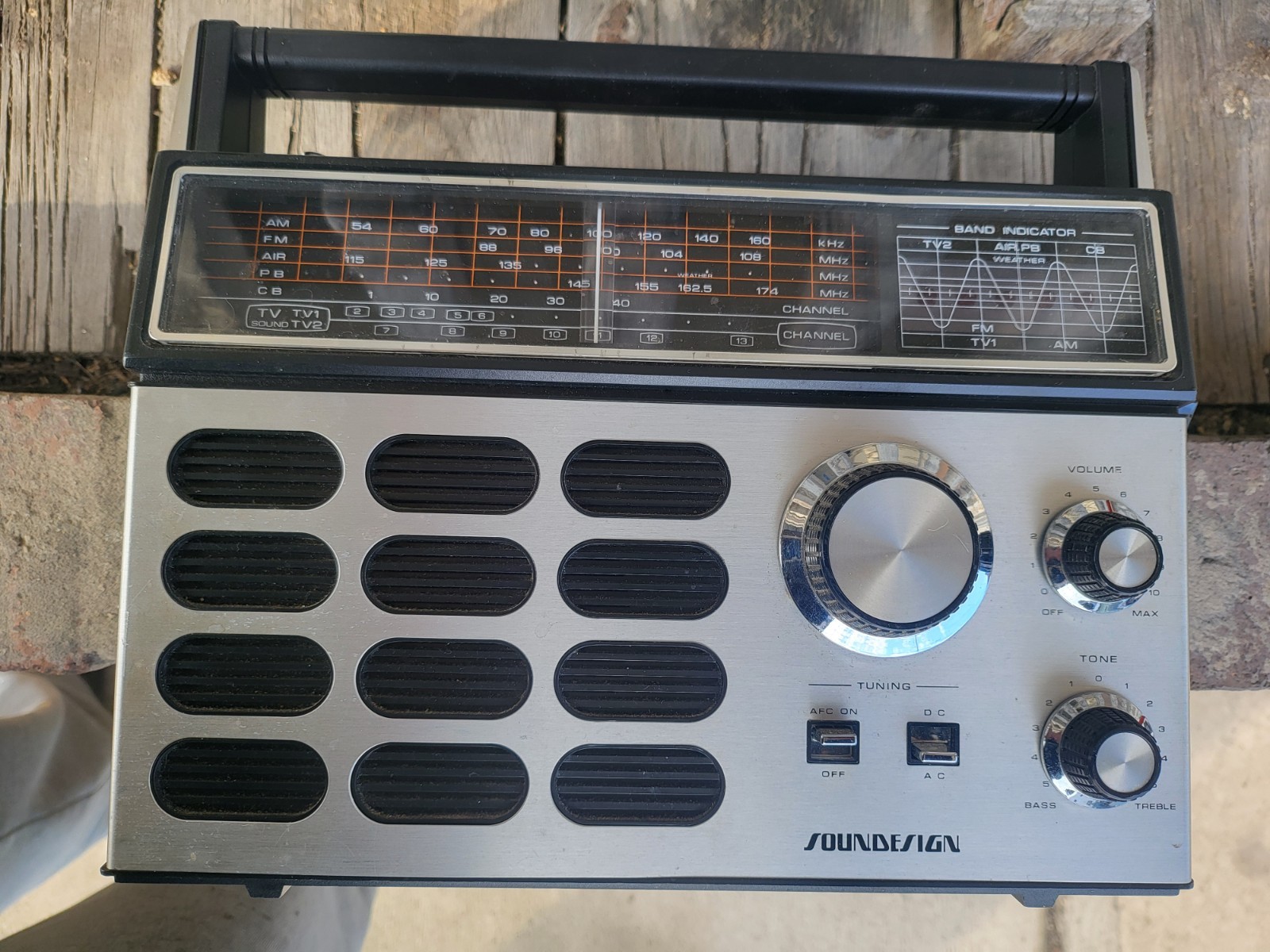 SoundDesign Multi Band AM FM Portable Radio Hong Kong Tested Vintage 2799 😃😍😎