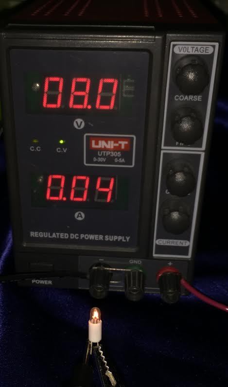 10 Bi-Pin RECEIVER 8V-40mA-2275 /105B-125-104-2240-2240B /Marantz Function LAMPS