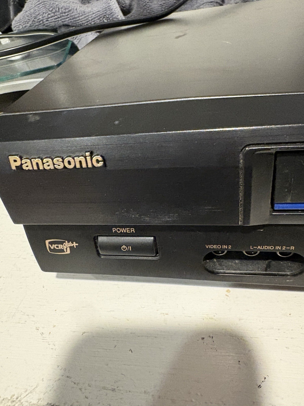 Panasonic VCR Plus PV-V4611 Blue Line 4 Head Hi-Fi Stereo Omnivision No Remote
