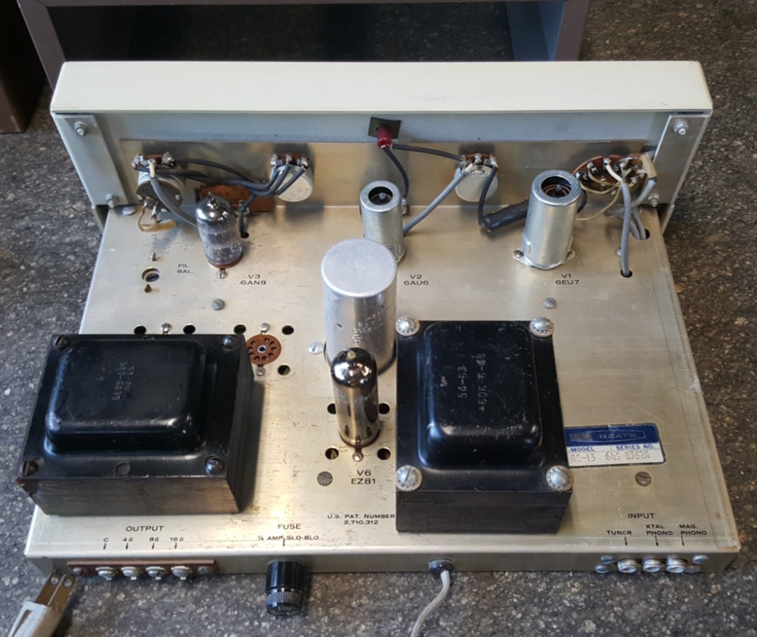 2x Heathkit AA-13 Mono Tube Amplifiers EL84/6BQ5 UA2/EA2/AA-161 Transformers