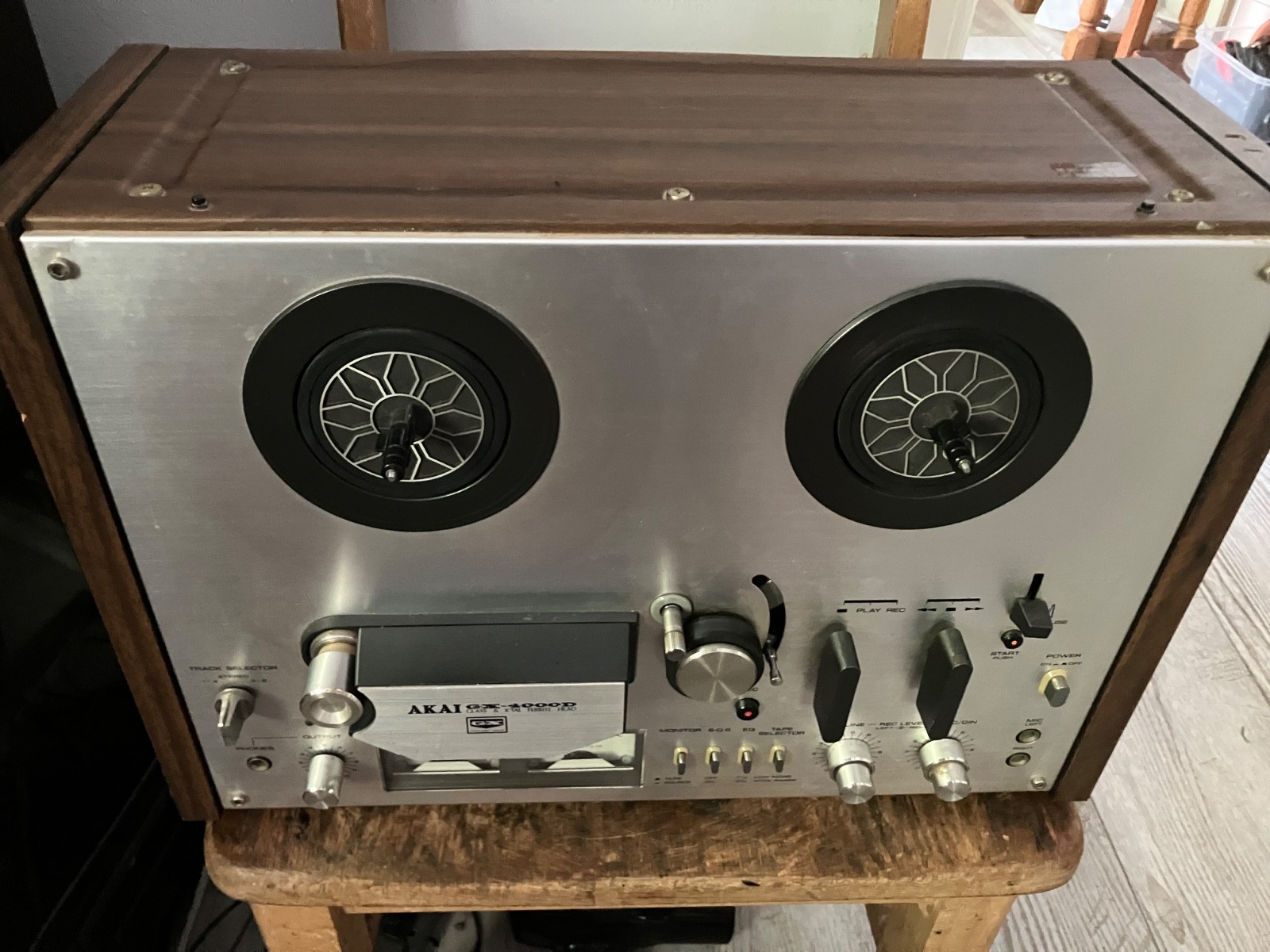 PLEASE READ!!! AKAI GX-4000D 4 Track Stereo Reel-To-Reel Tape Deck Recorder