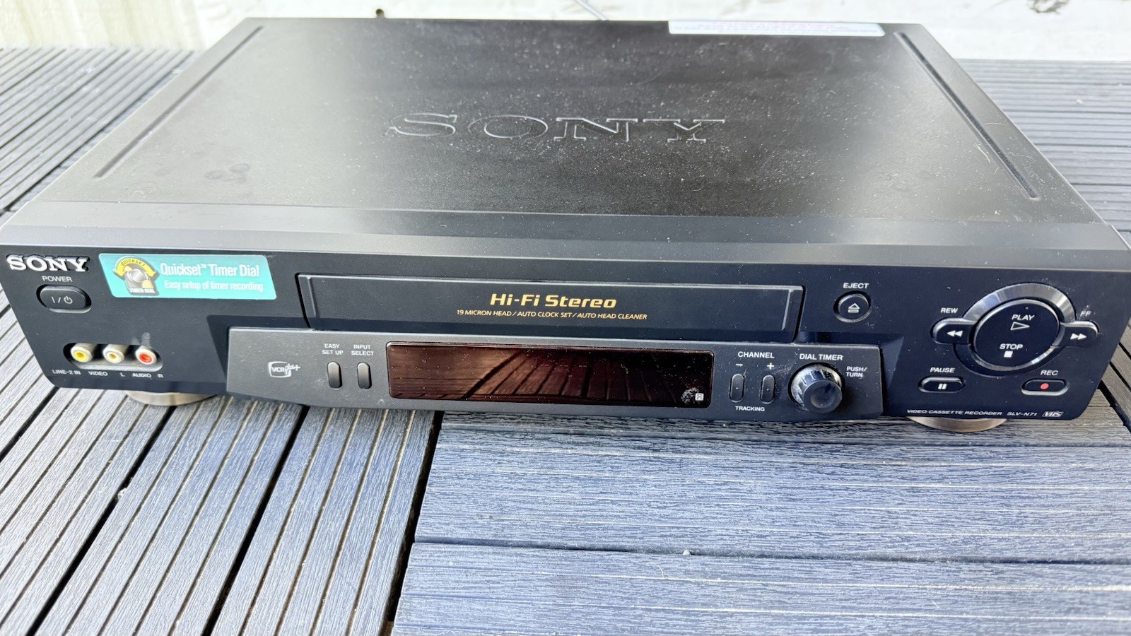 Sony SLV-N71 VCR Video Cassette Recorder/Player Hi-Fi Stereo No Remote Tested
