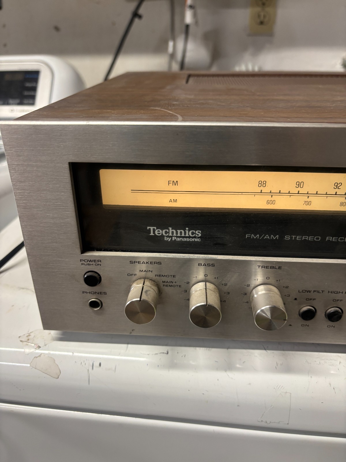 Technics AM/FM Stereo Receiver SA 5550 AM/FM Stereo Receiver (1975) Vintage