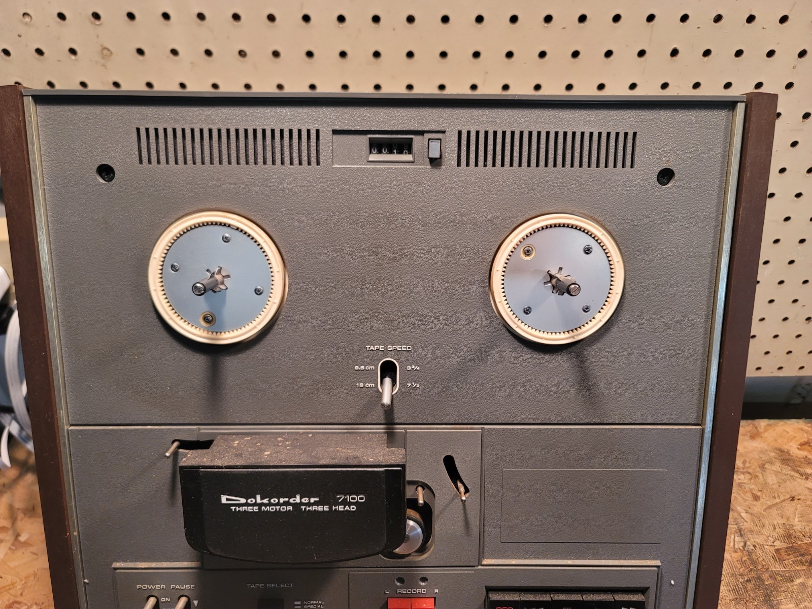 Dokorder 7100 Three Motor Three Head Reel to Reel Tape Recorder PARTS ONLY