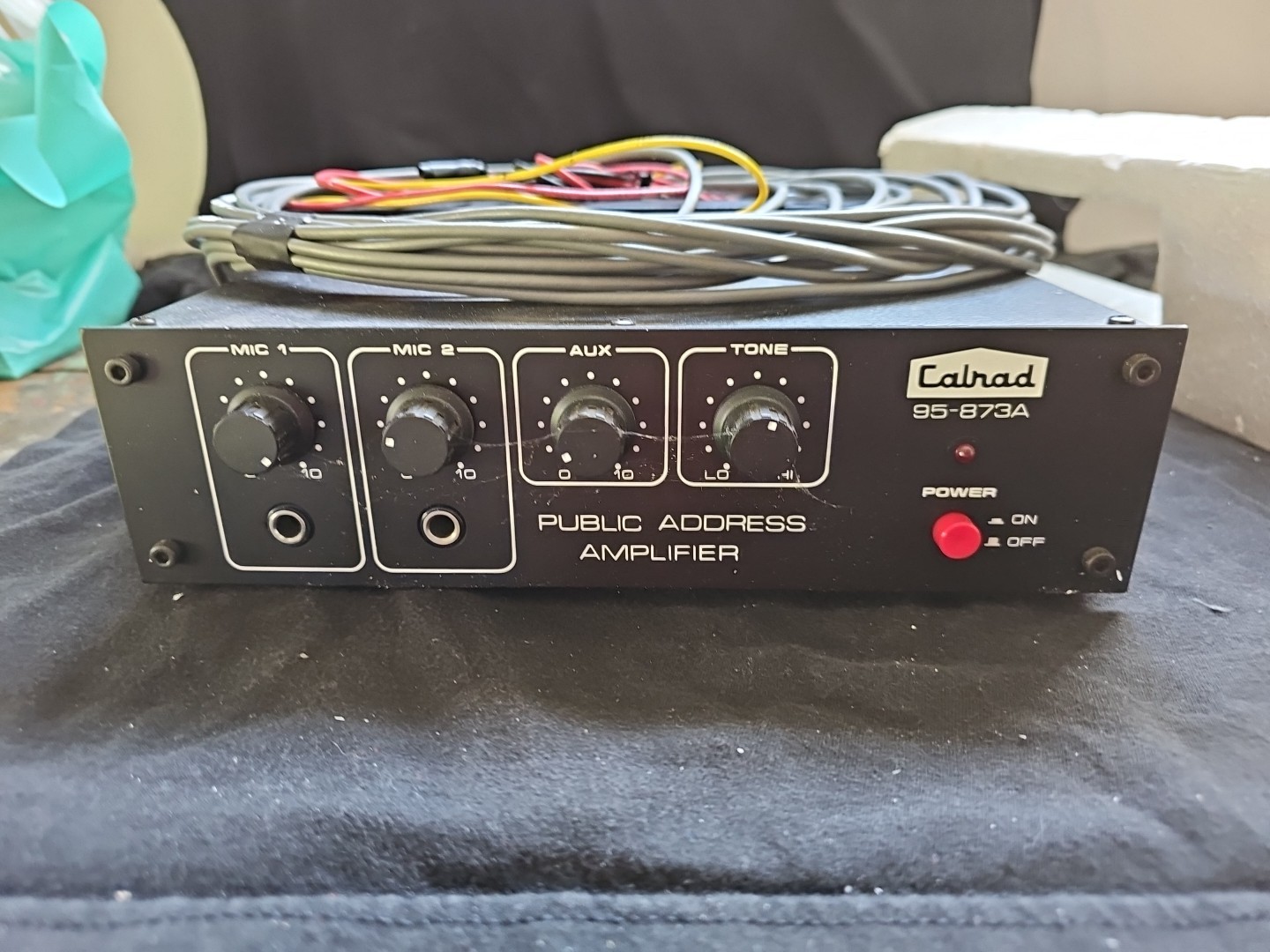 Calrad 95-873A Car Or Indoor P.A. Amplifier