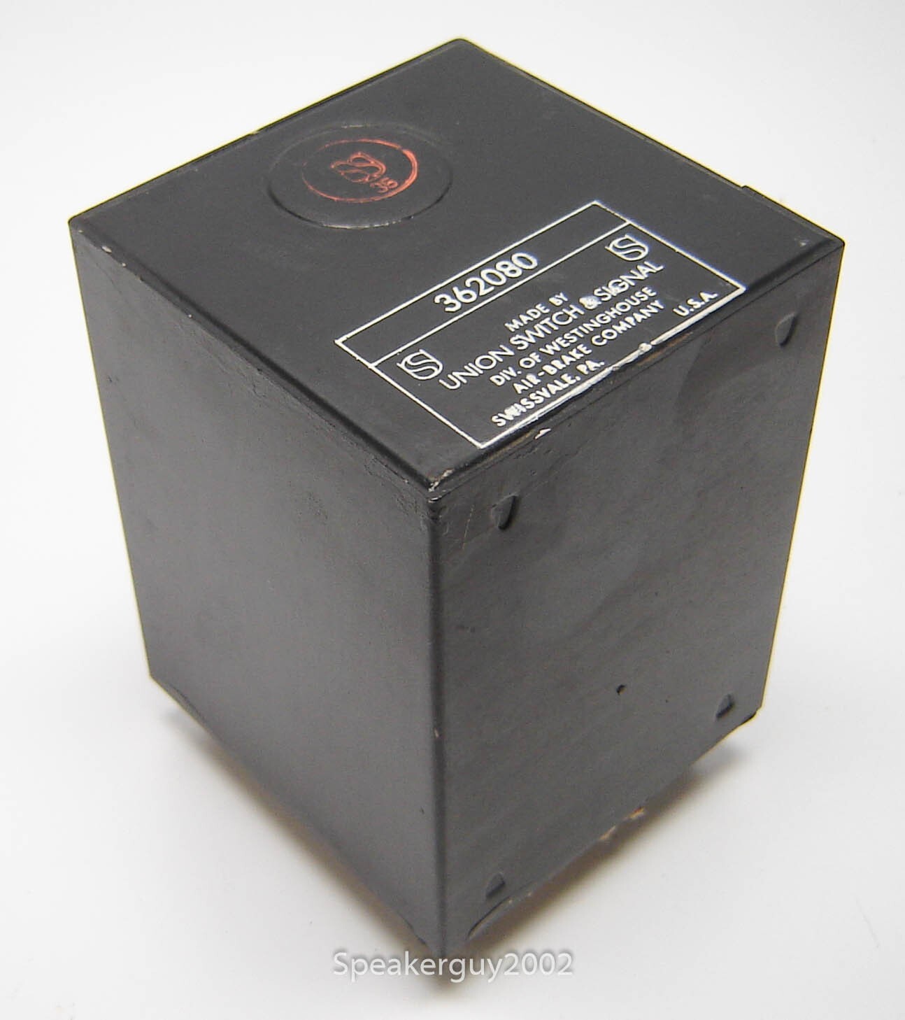 Vintage Union Switch – Westinghouse Power Supply Choke / 362080-W / 150 Ohm –KT