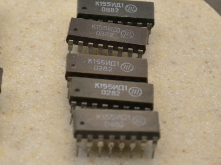 k155id1 x 1pcs – SN74141N SN74141J – DRIVER FOR TUBES IN-12; N-14; IN-16; IN-18