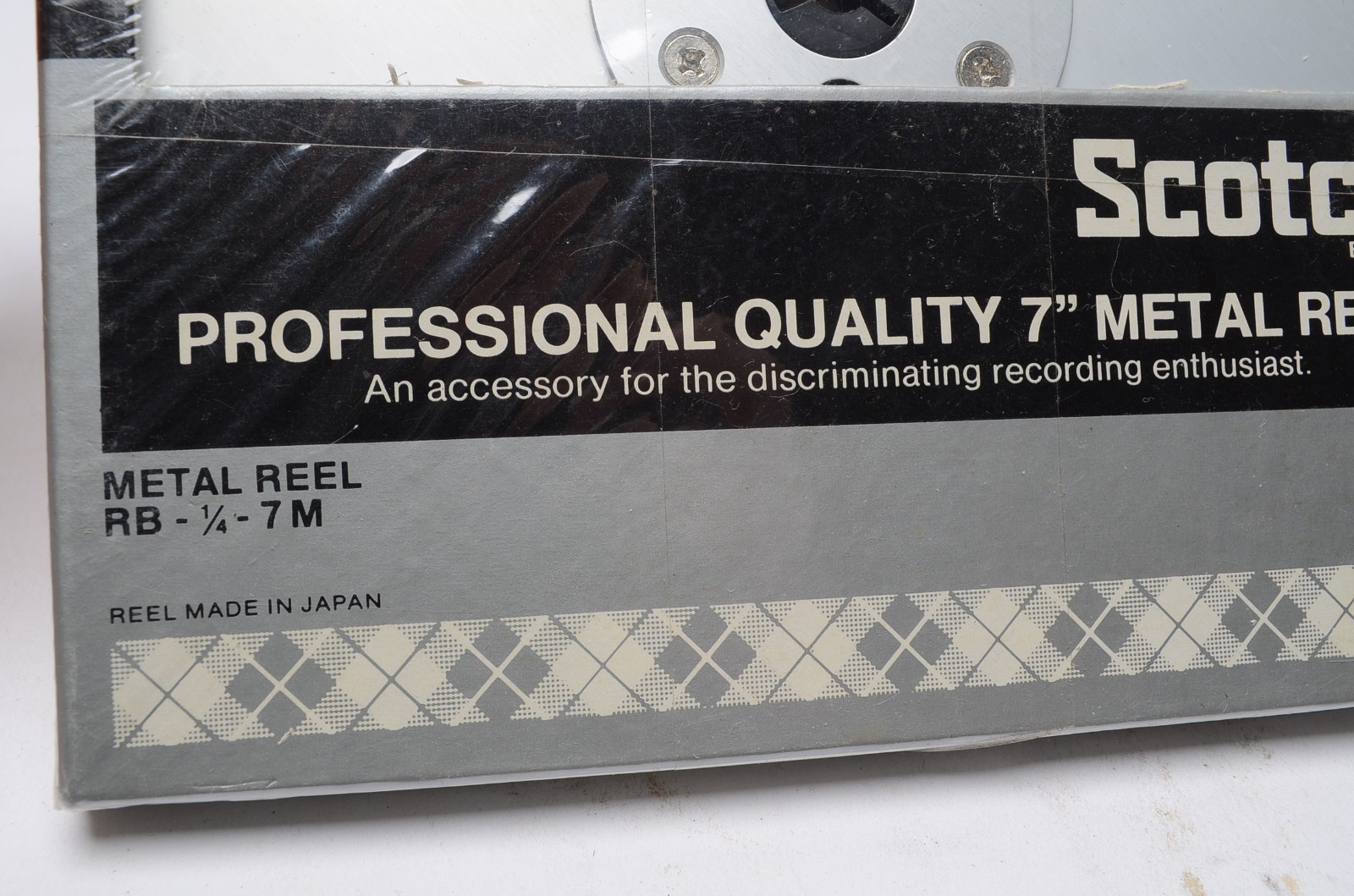 NOS Scotch 7″ Metal Reel RB-1/4-7M Reel to Reel Tape Reel Sealed 3M Japan VTG