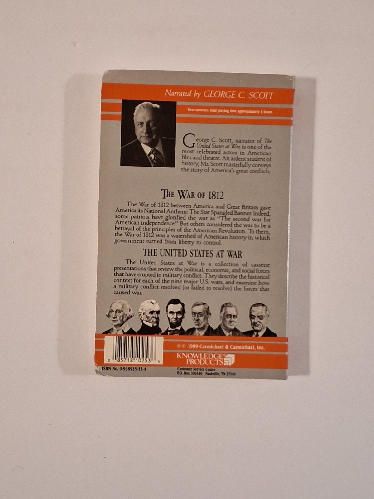 Vintage Cassettes – The Audio Classics Series: The United States At War Lot Of 8