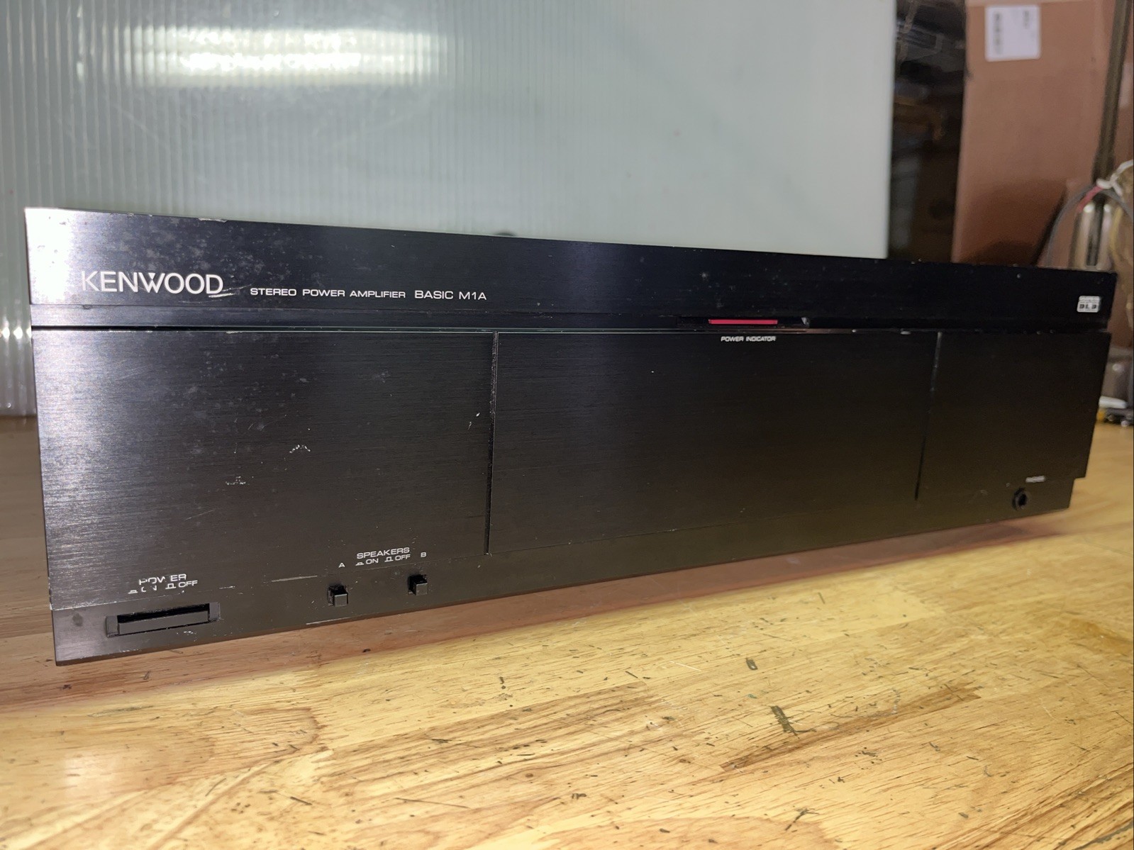 Vintage KENWOOD BASIC M1A POWER AMPLIFIER – Tested & Works Fine