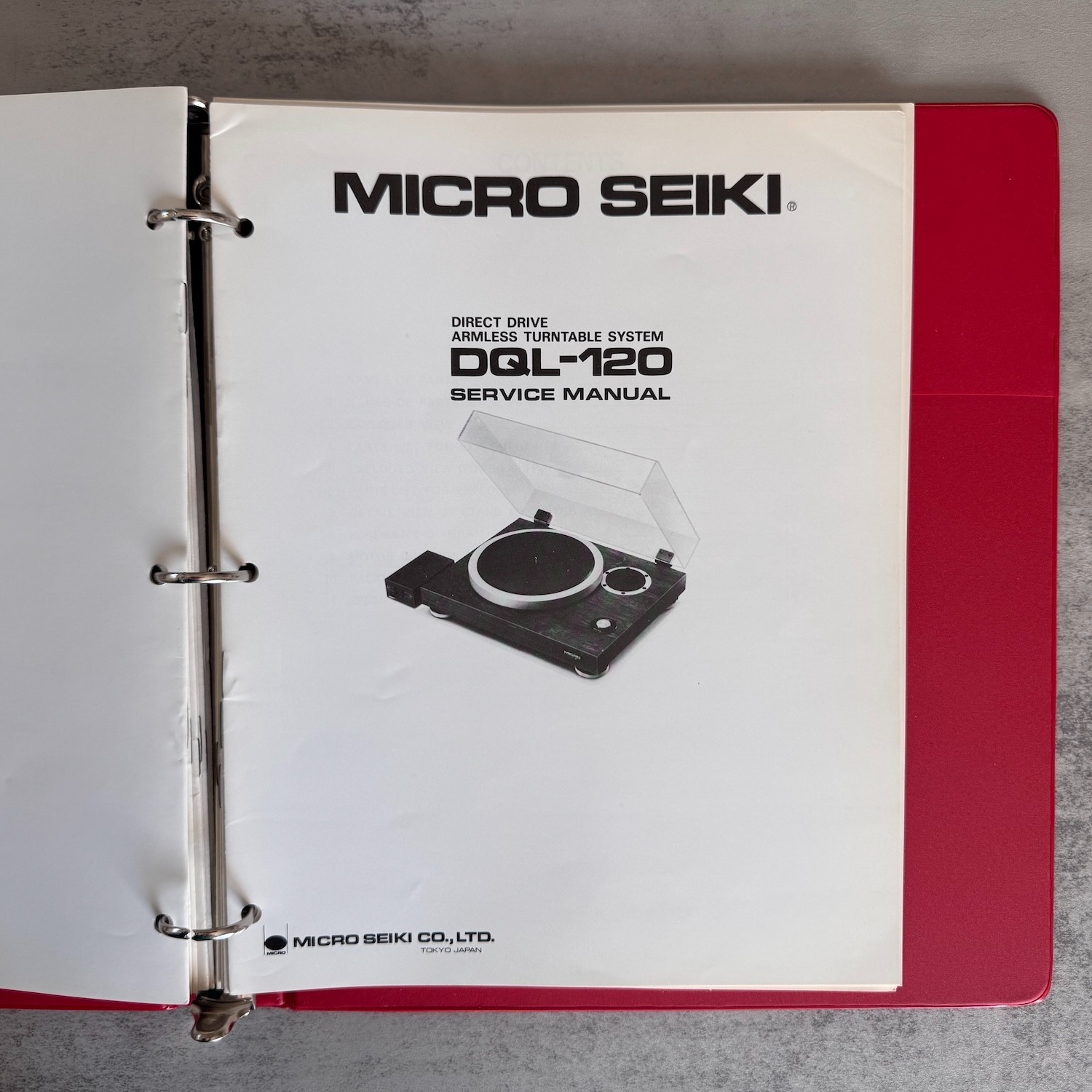 MICRO SEIKI DD-20/22/24/25/30/33/35/40, DDX, DQ, DQL, DQX, MB Service Manual Set