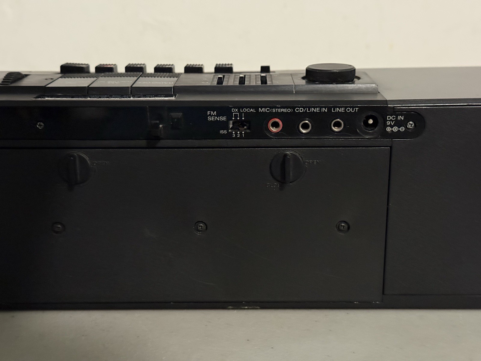 Vintage Sony AM FM Stereo Cassette-Corder 2 Bands Model ZX-7 “AS IS READ”