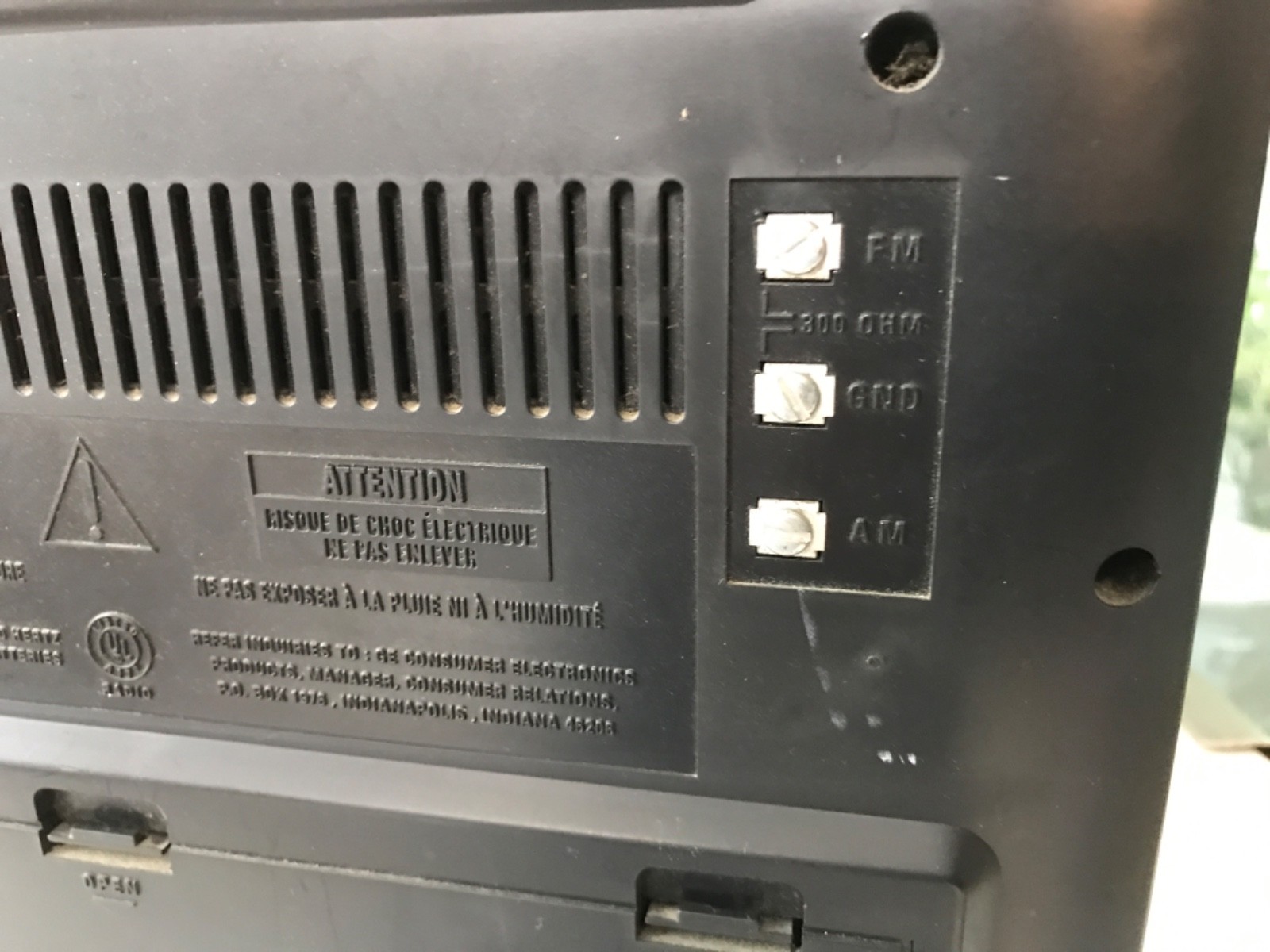 GE Superadio Am/Fm Long Range Hi Performance Radio tested works
