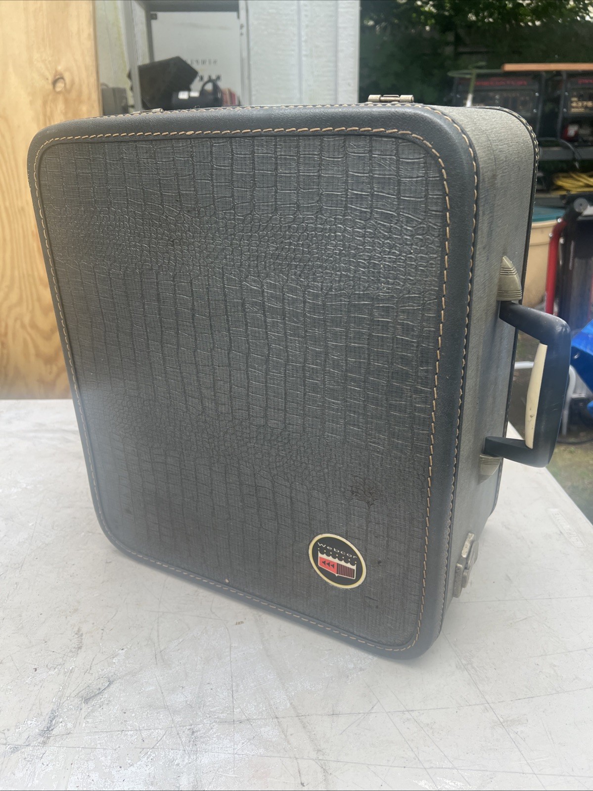Webcor Ep-2005 Tape Recorder Case / Wood Cabinet Only.