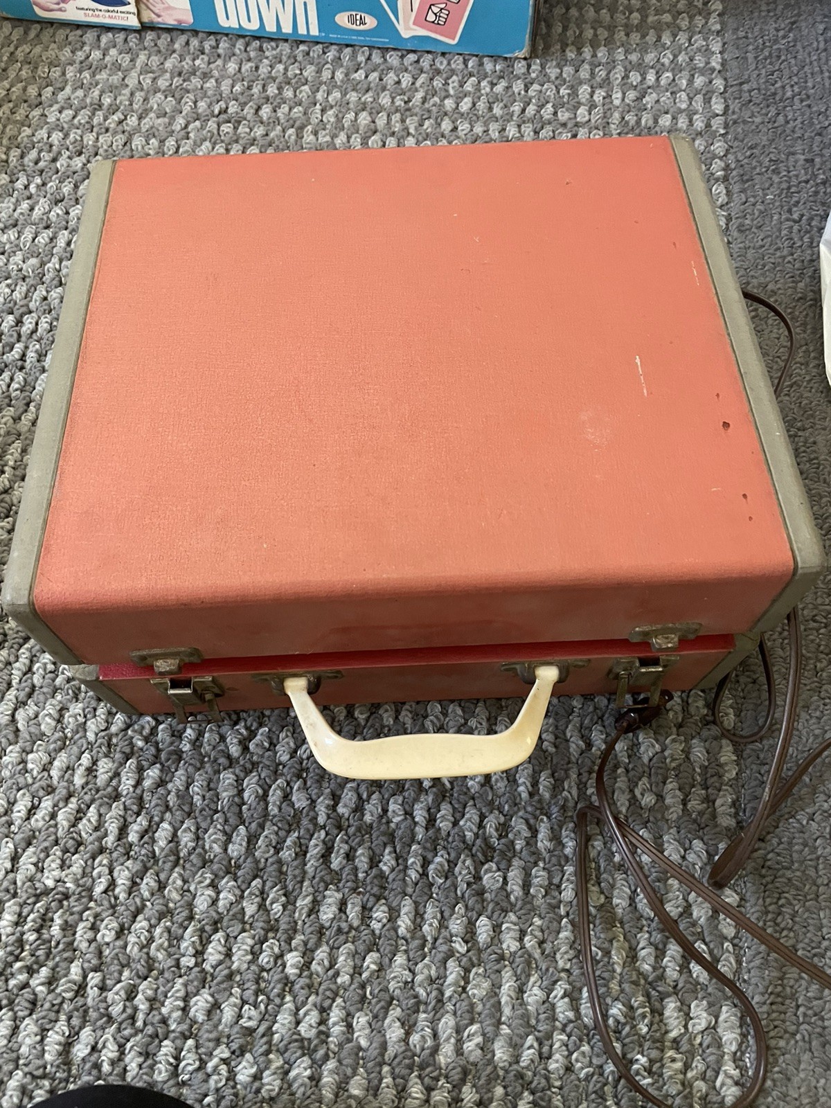 Wards airline Vintage Record Player 4 speed- tested watch video