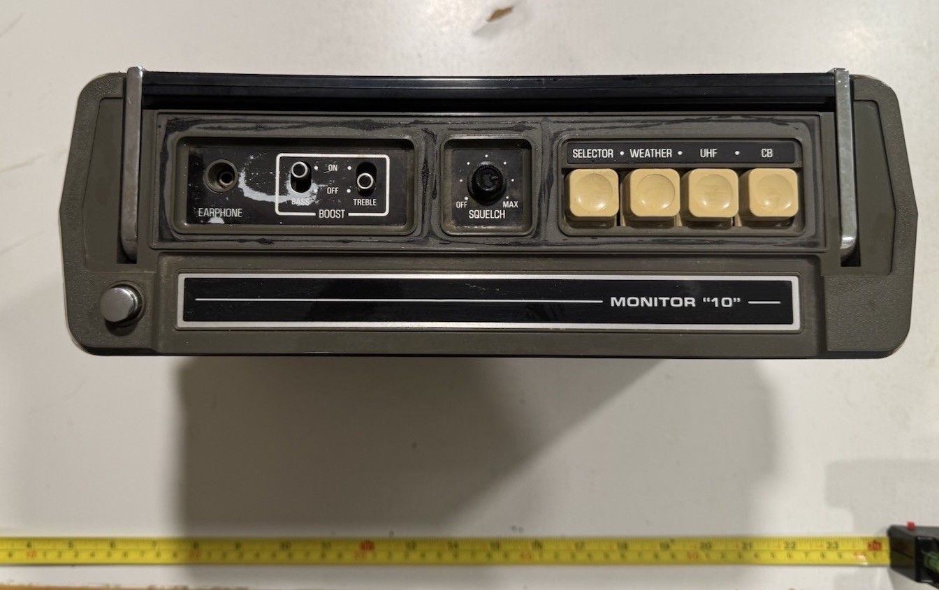 General Electric Monitor 10 Multi Band Radio Model 7-2971A -TESTED & WORKING!