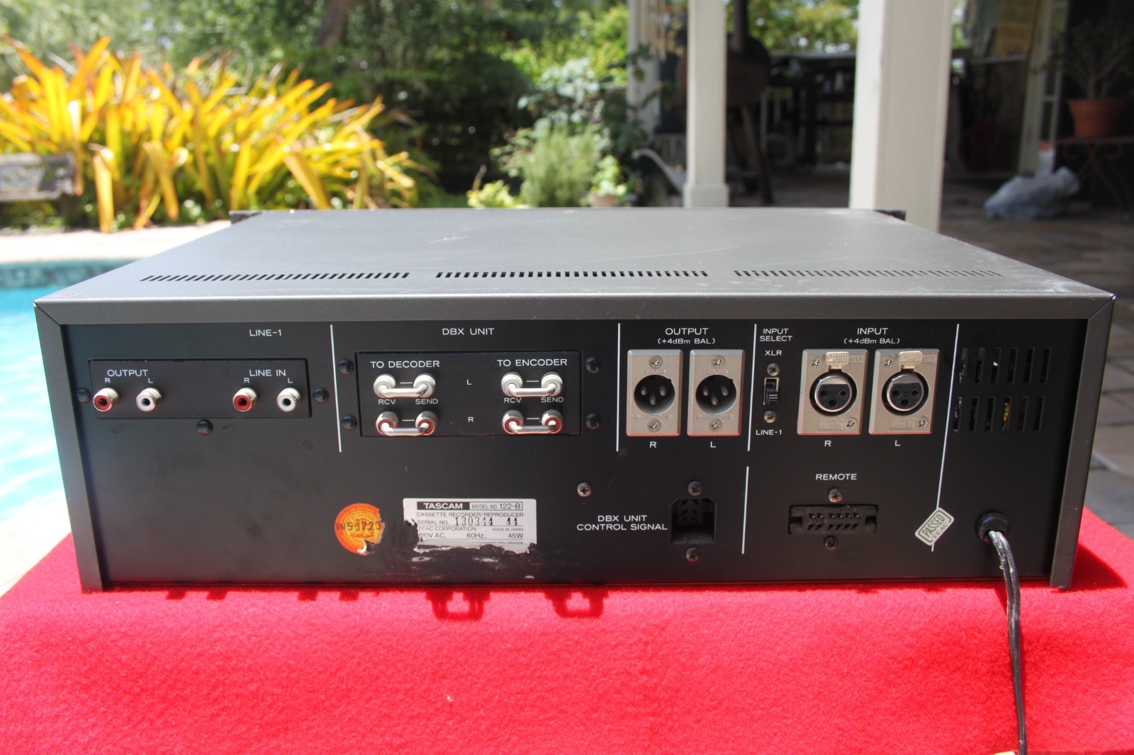 Tascam 122 Pro Audiophile Cassette Deck Recorder Player Dolby TESTED