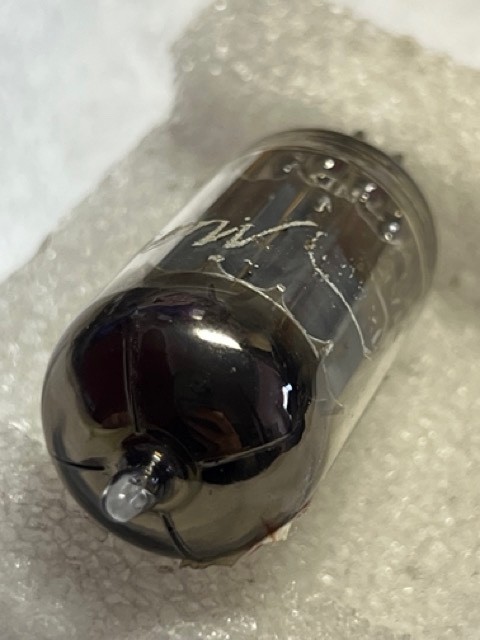 🤩 Philips Miniwatt ECC83 12AX7 ECC803S D-Foil Getter, Long 17mm, code ⊿8A 1958