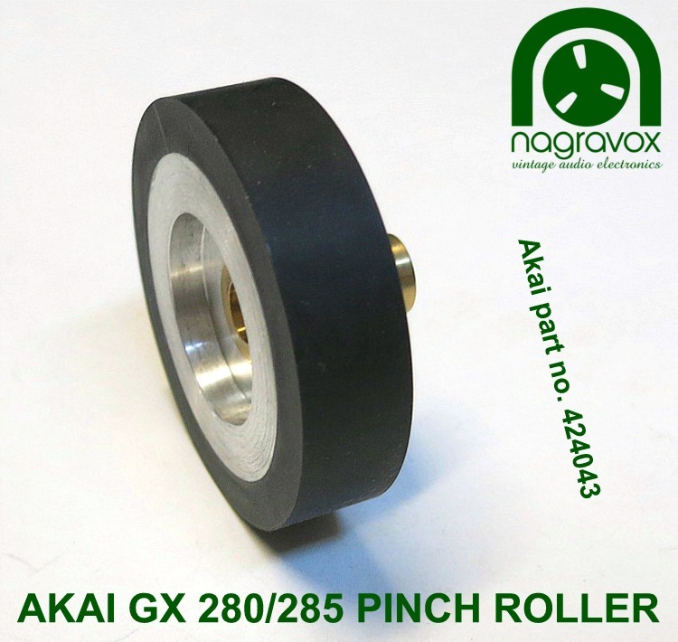 Akai PINCH ROLLER 424043 for GX series 280 285 635 636 747 & 1900