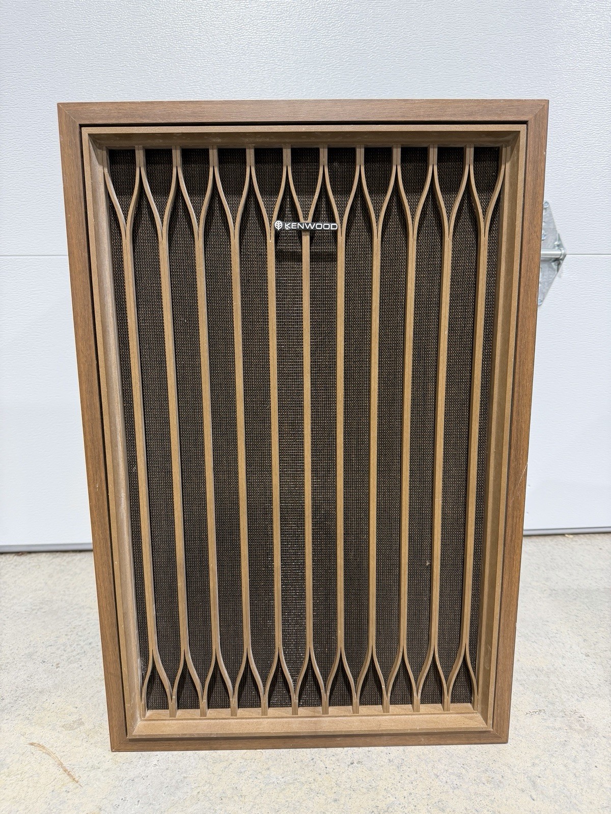 Vintage Kenwood KL-777A Stereo Floor Speaker Wood Grain Tested Working Single