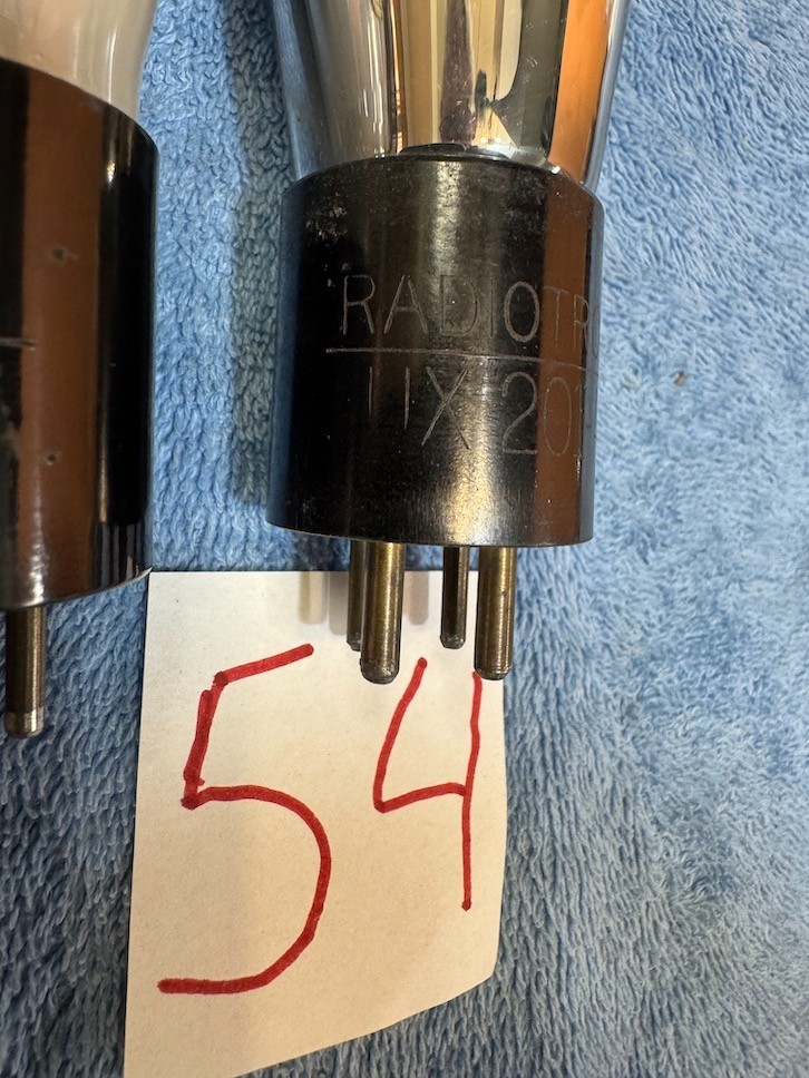 Radiotron & Vista 201A De Forest Atwater Kent battery radio tube LOT # 54