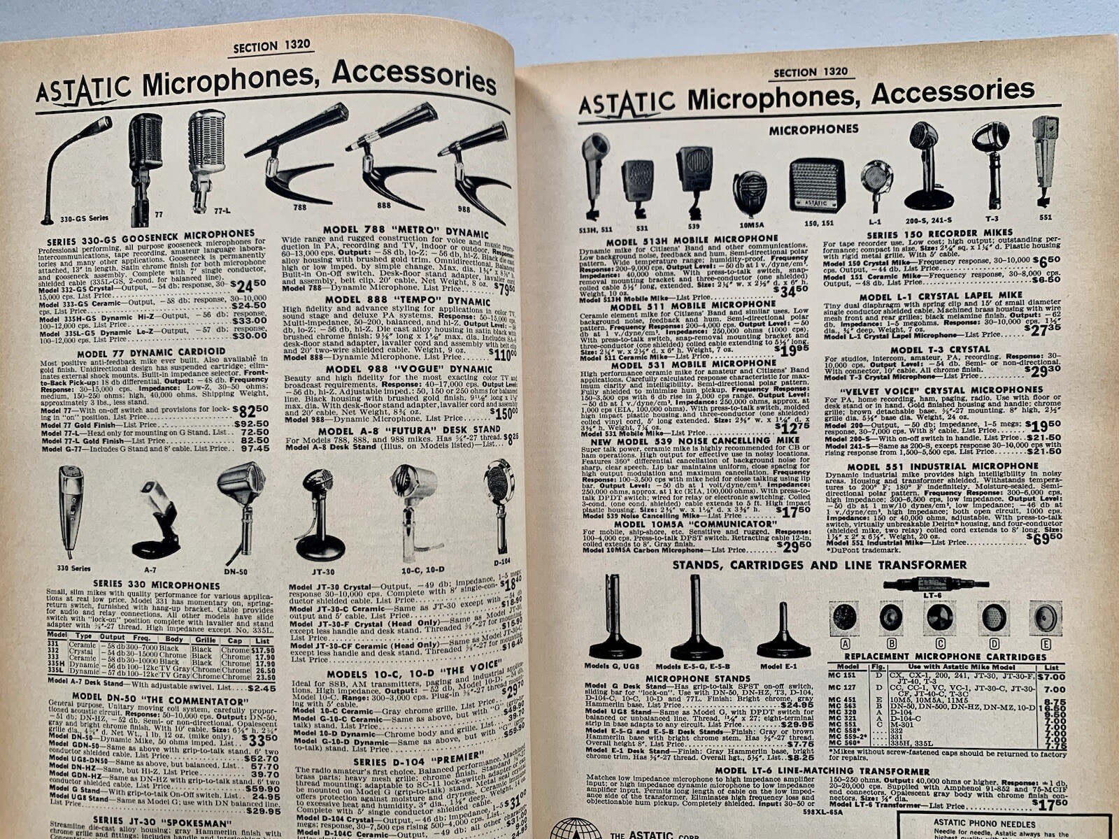 Radio Electronics Broadcasting 1966 Master Catalog Srepco Dayton, OH 1800+ Pages