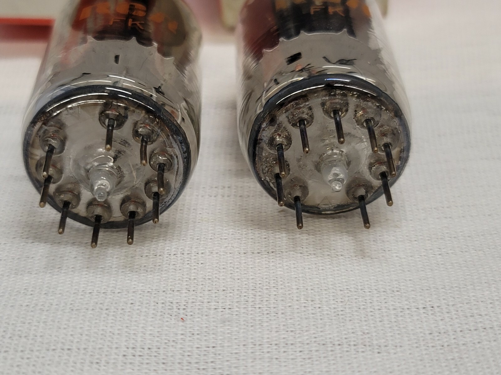 RCA 6GF7A Vacuum Tv Radio Amplifier Power Tube Compactron Dual Triode PAIR