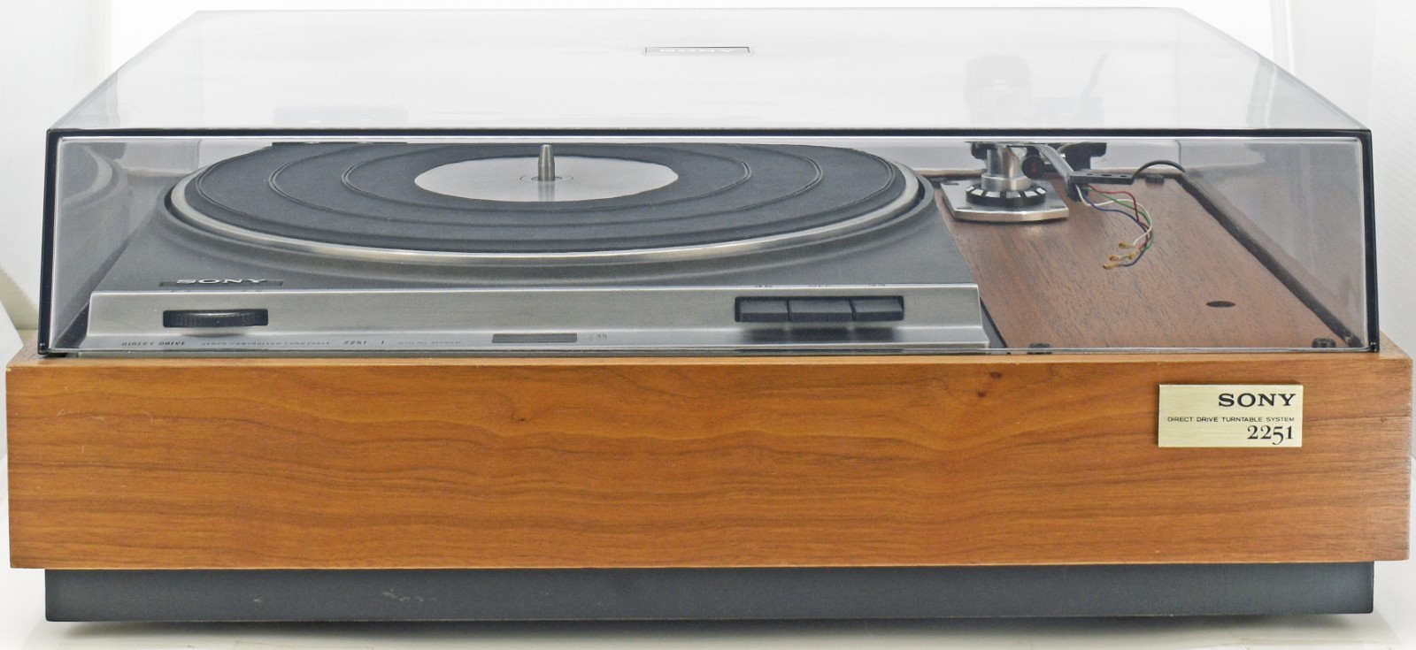 SONY PS-2251LA Direct-Drive Turntable w/original-box & Infinity Black-Widow arm