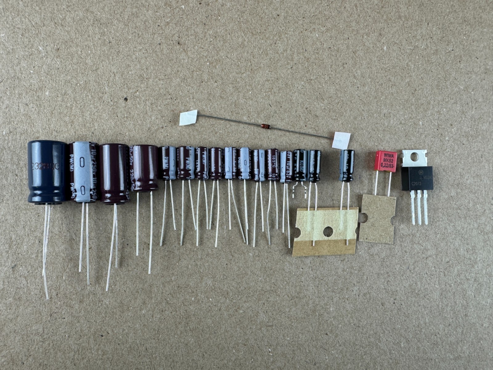 Micro-Seiki DDX-1000 Recap Kit Turntable Capacitor Replacement Set