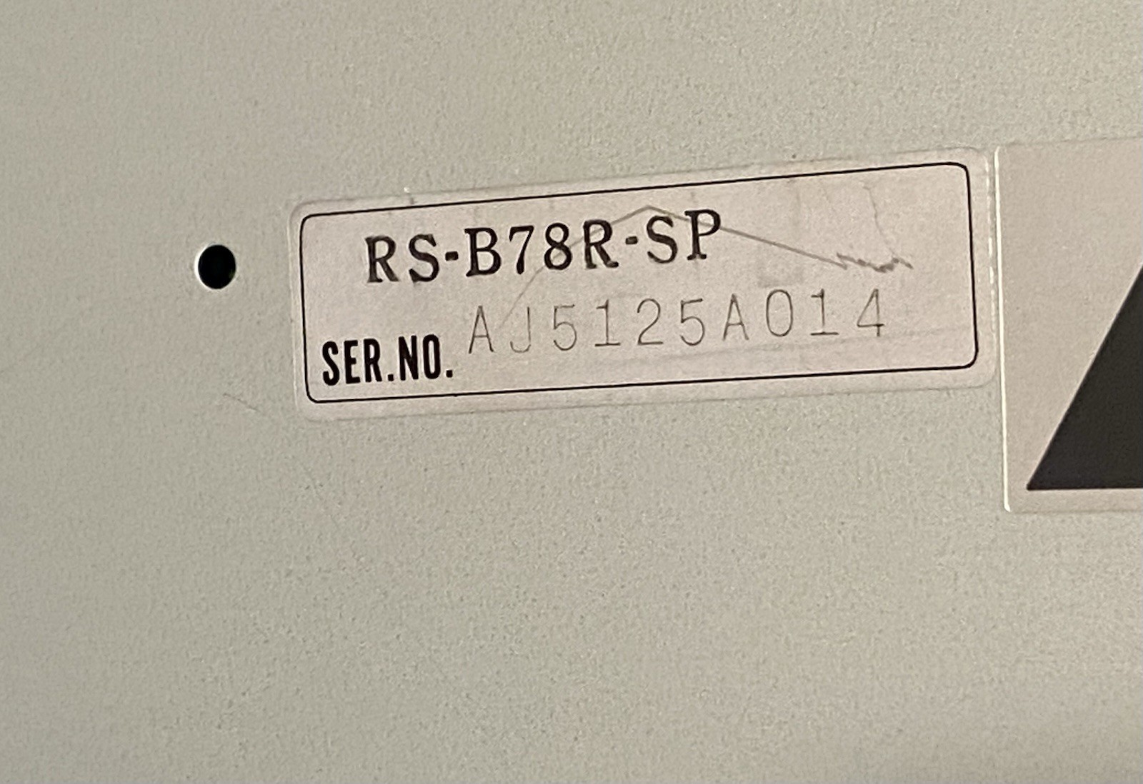 TECHNICS RS-B78R TAPE DECK Tested, Works Great. Includes Manual.
