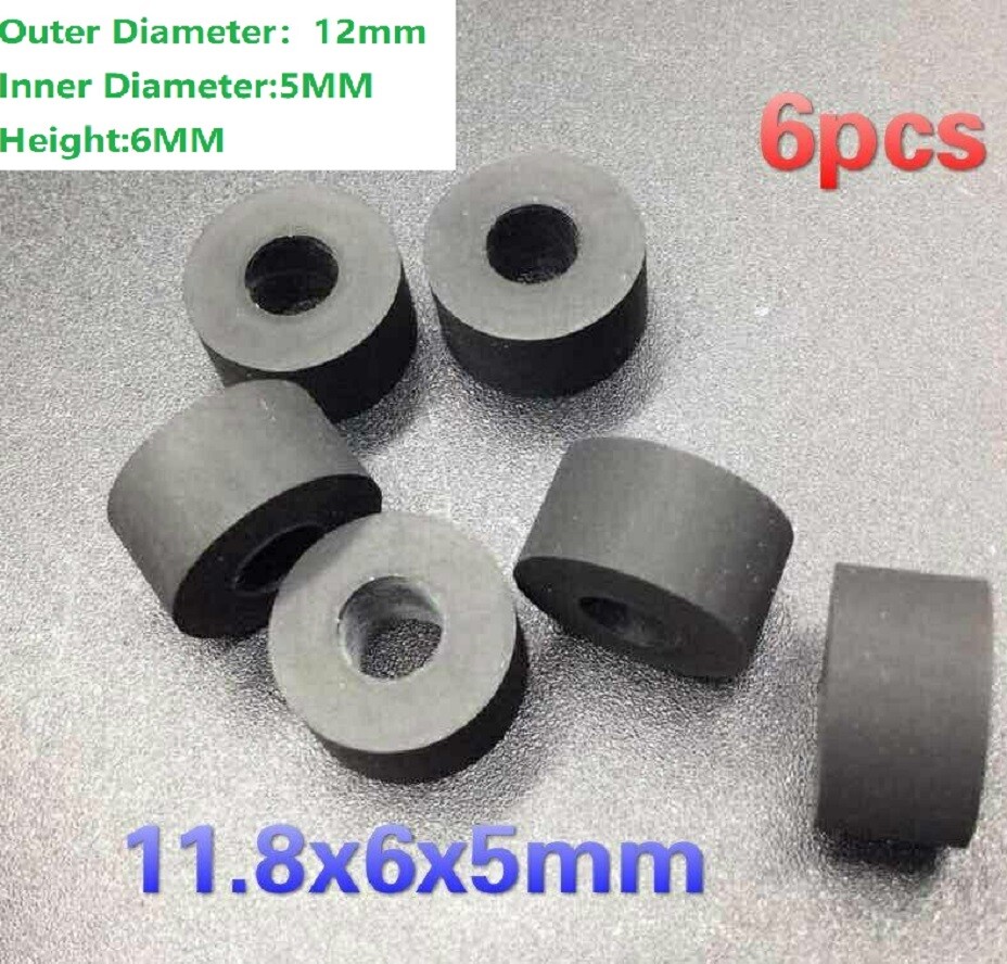 6pcs for Jvc TD-W CA-C220 CA-D4 CA-D55 12x6x5mm Pinch Roller Rings