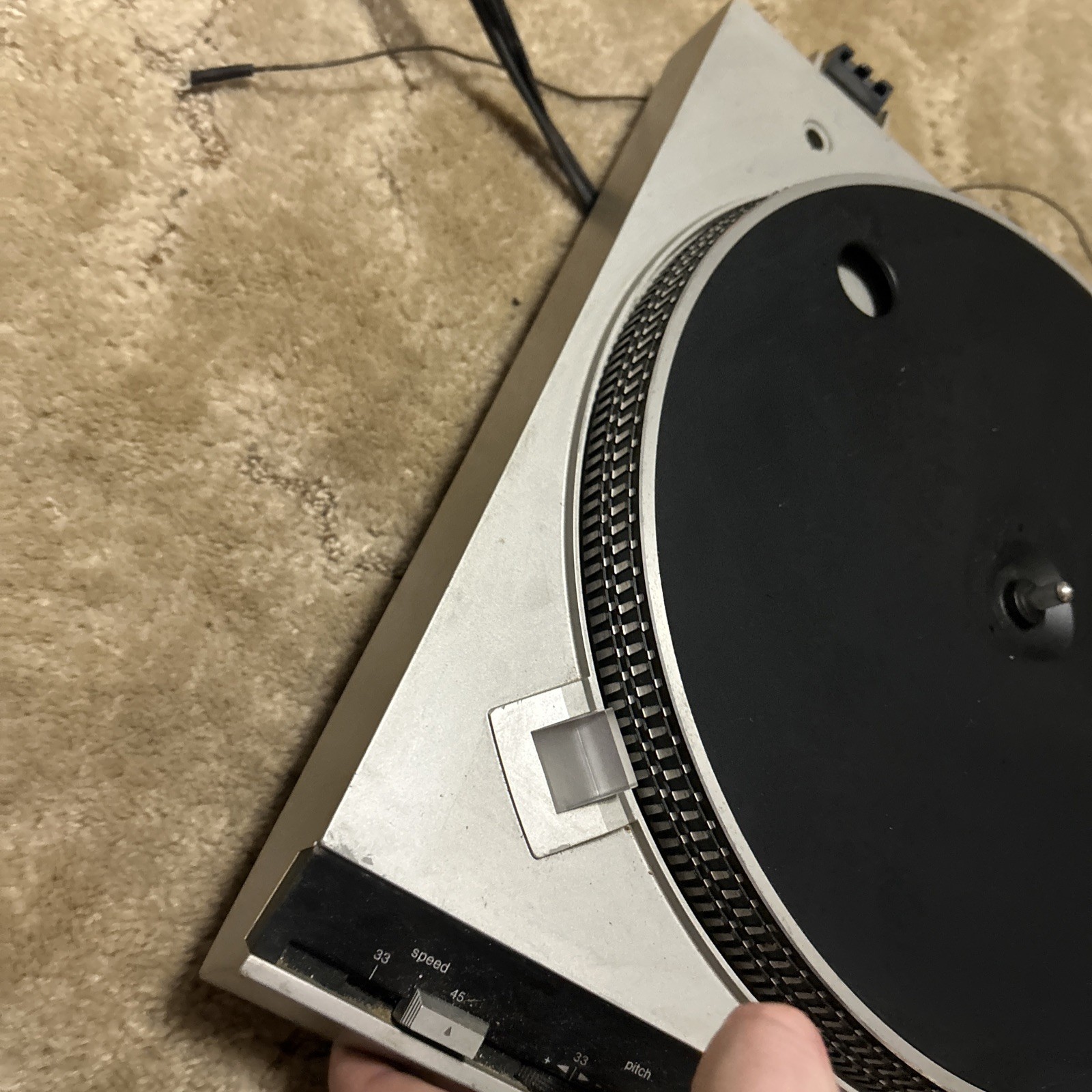 Vintage TECHNICS SL-3200 Direct Drive Automatic Turntable System As Is