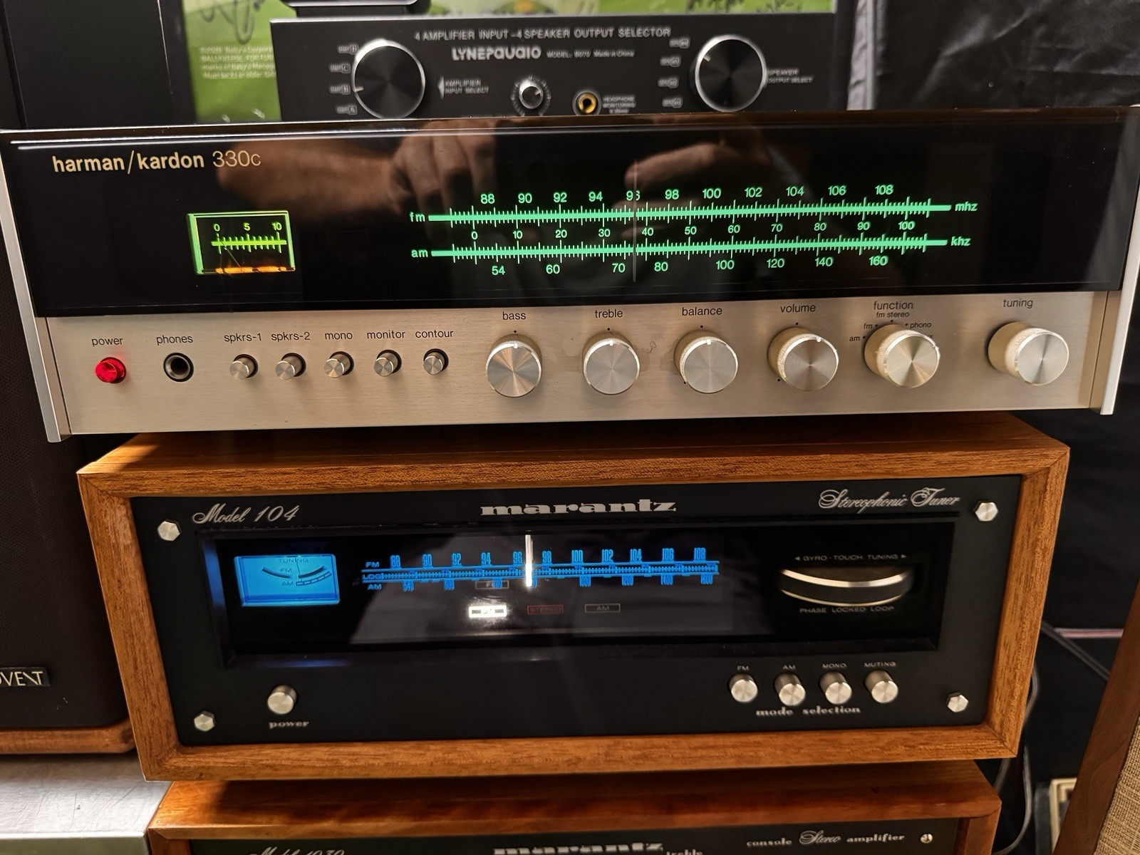 harman/kardon 330c Vintage Stereo Receiver AM/FM FM Stereo Phono AUX