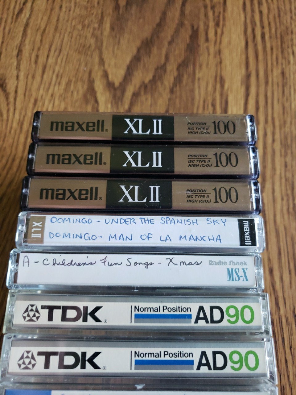 Lot Of 11 Gently Used Blank Cassette Tapes Maxell XLII, TDK AD90, TDK D90 VGC