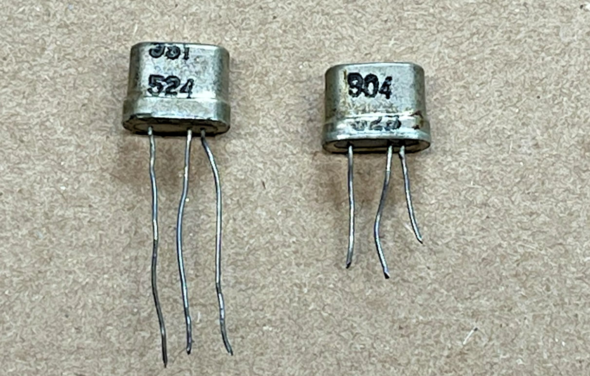 TI Texas Instrument 901 905 series silicon transistor vintage semiconductors