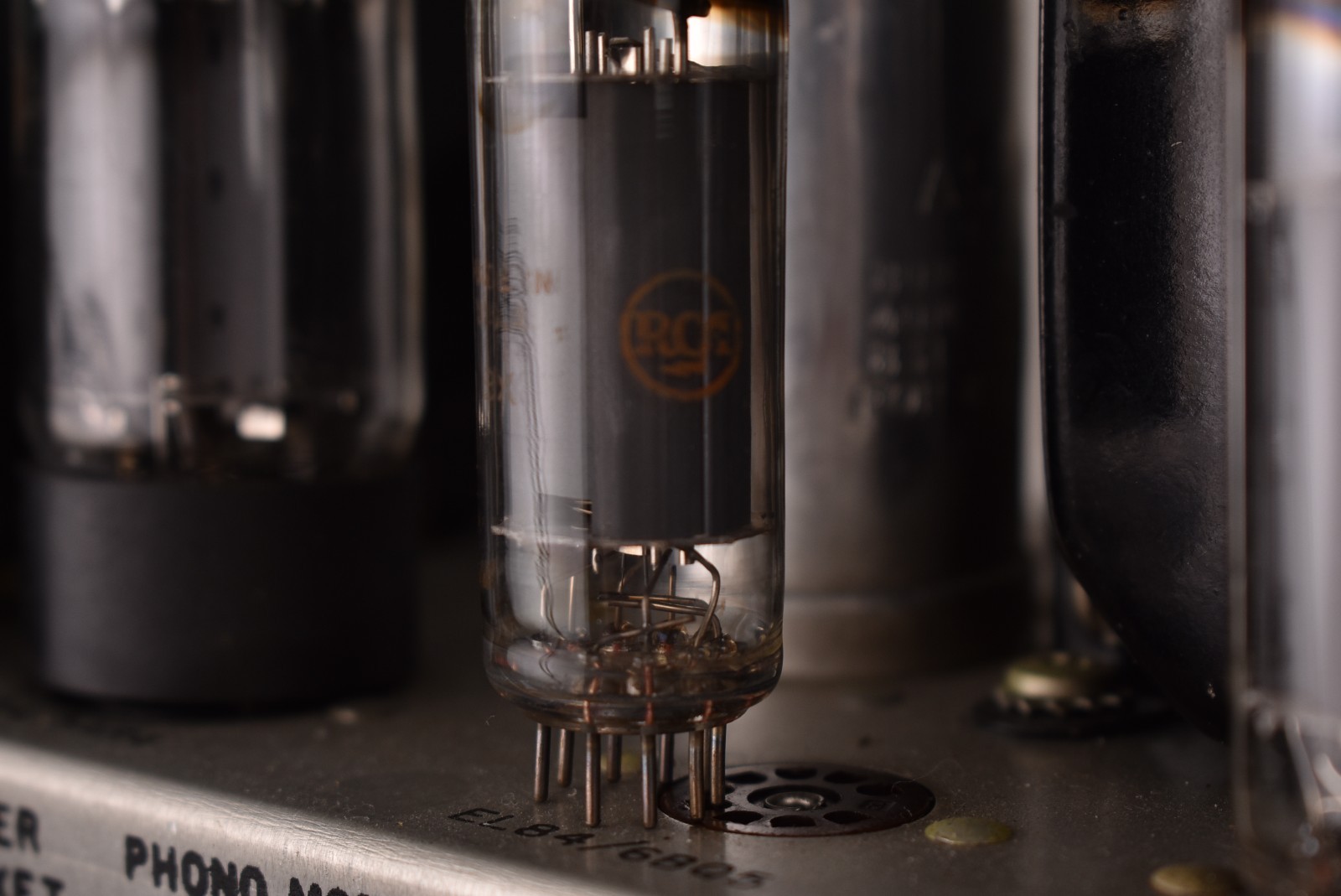 Vintage PILOT SA-232 EL84 Tube Power Amplifier & SP-210 Preamplifier -SERVICED-