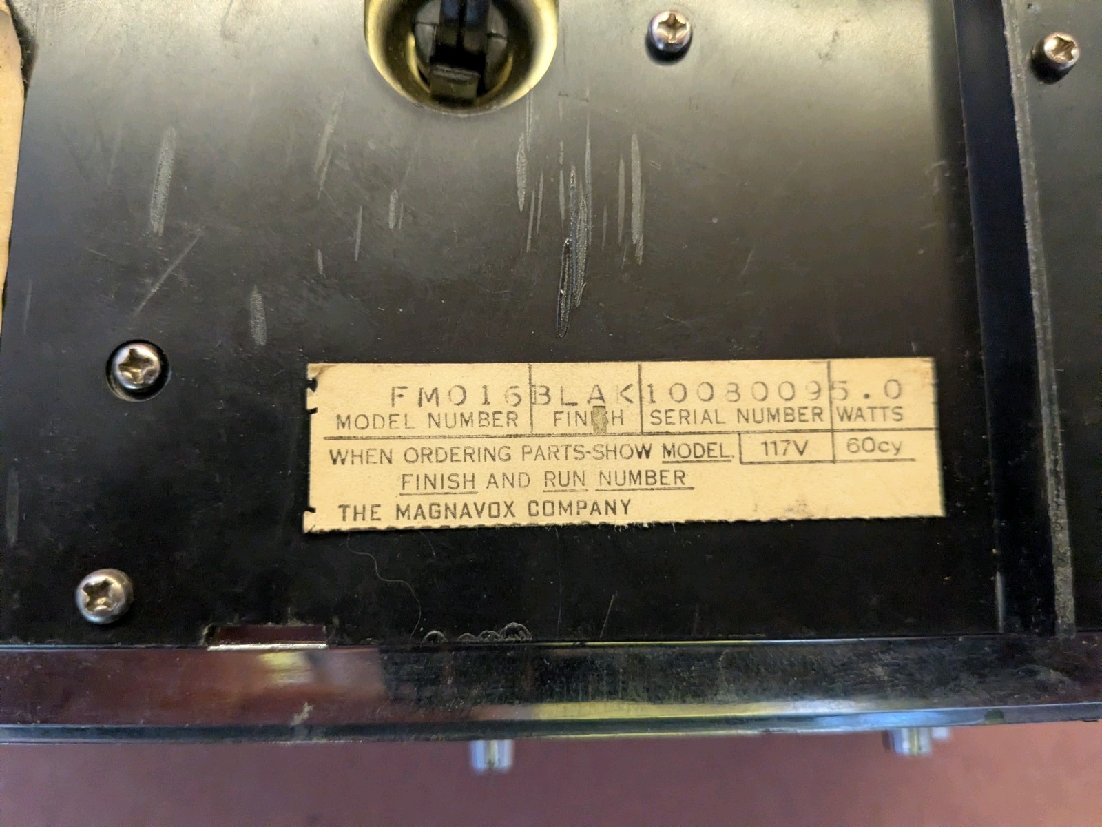 Vintage 1960’S Magnavox Solid State Radio Am FM