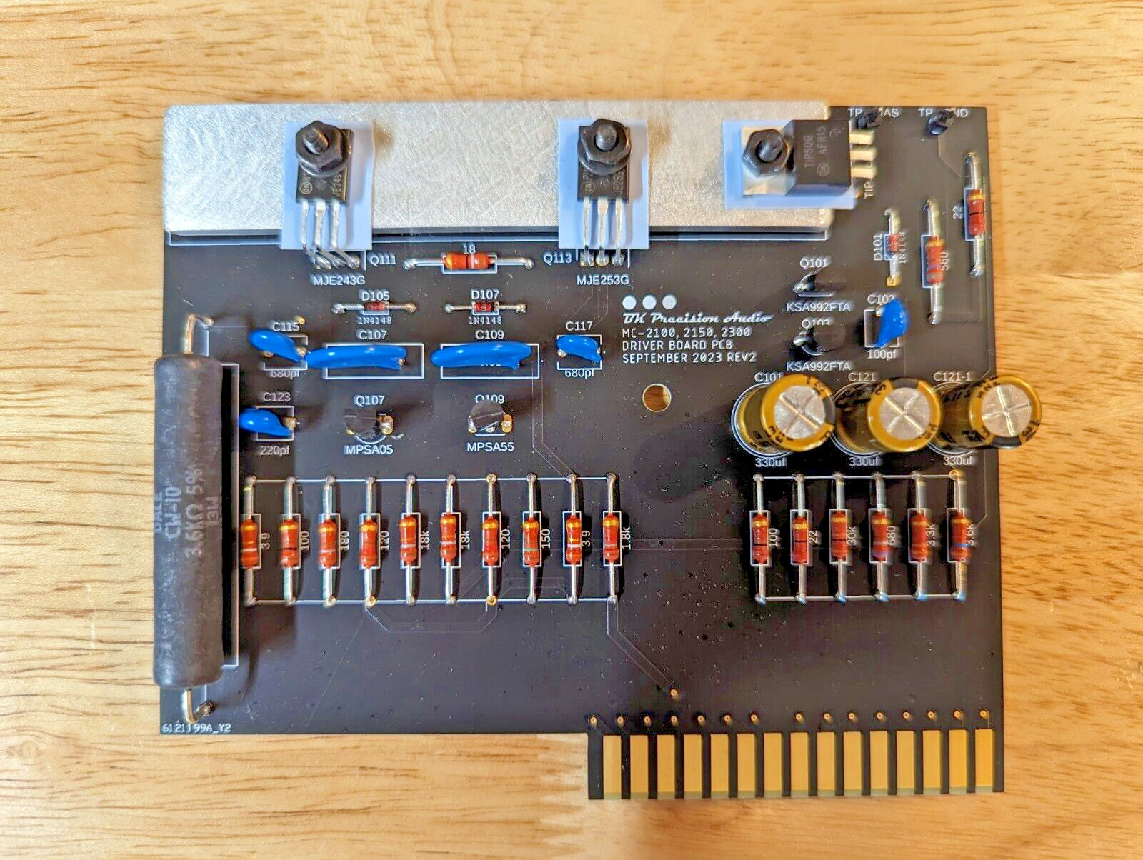 McIntosh MC-2105, MC-2300, MC-2100 Driver Board PAIR REV2 *NEW PCBs*