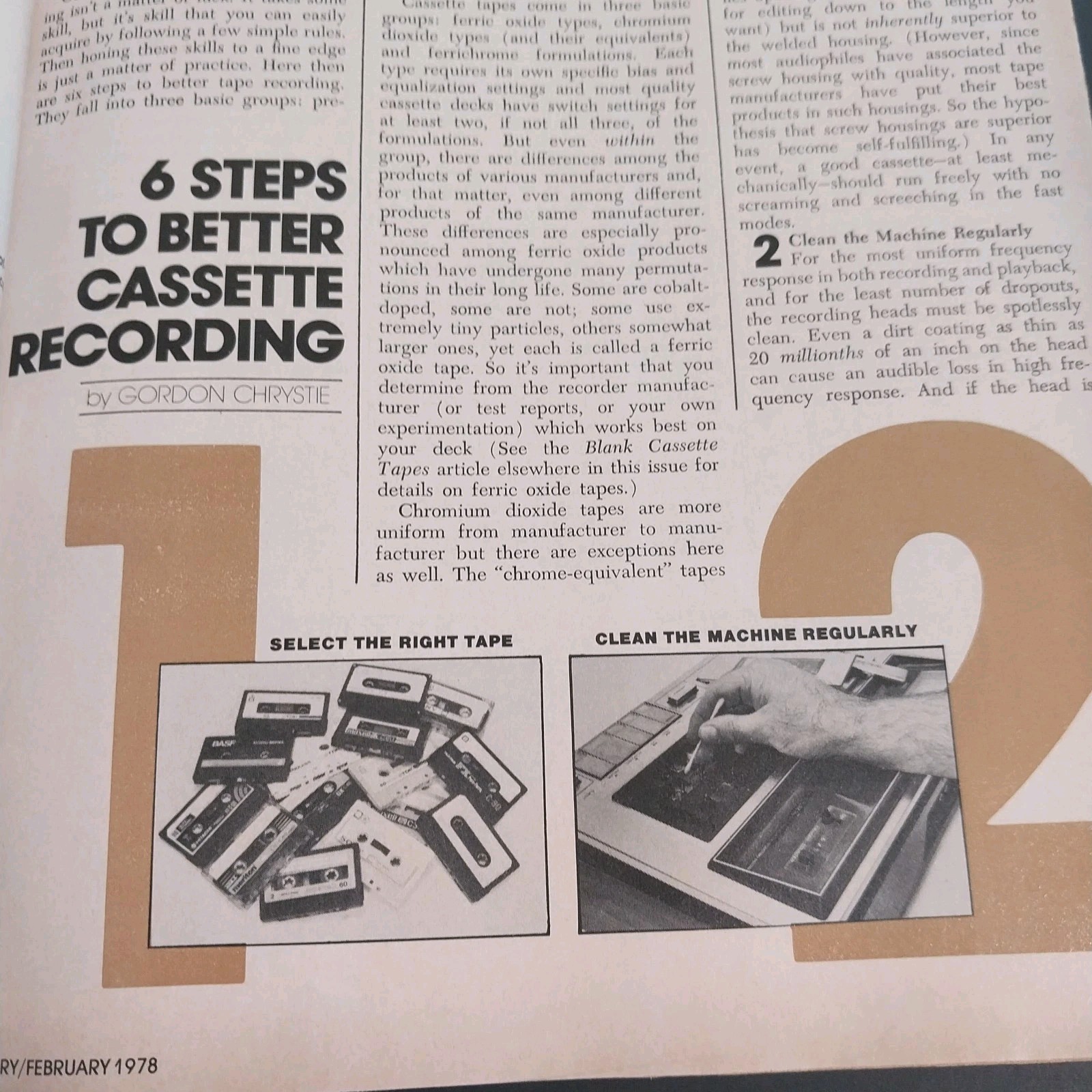 Lot of 2 Vintage Hi-Fi Stereo Buyers Guide Magazines 1978 Tape & 1979 Speaker