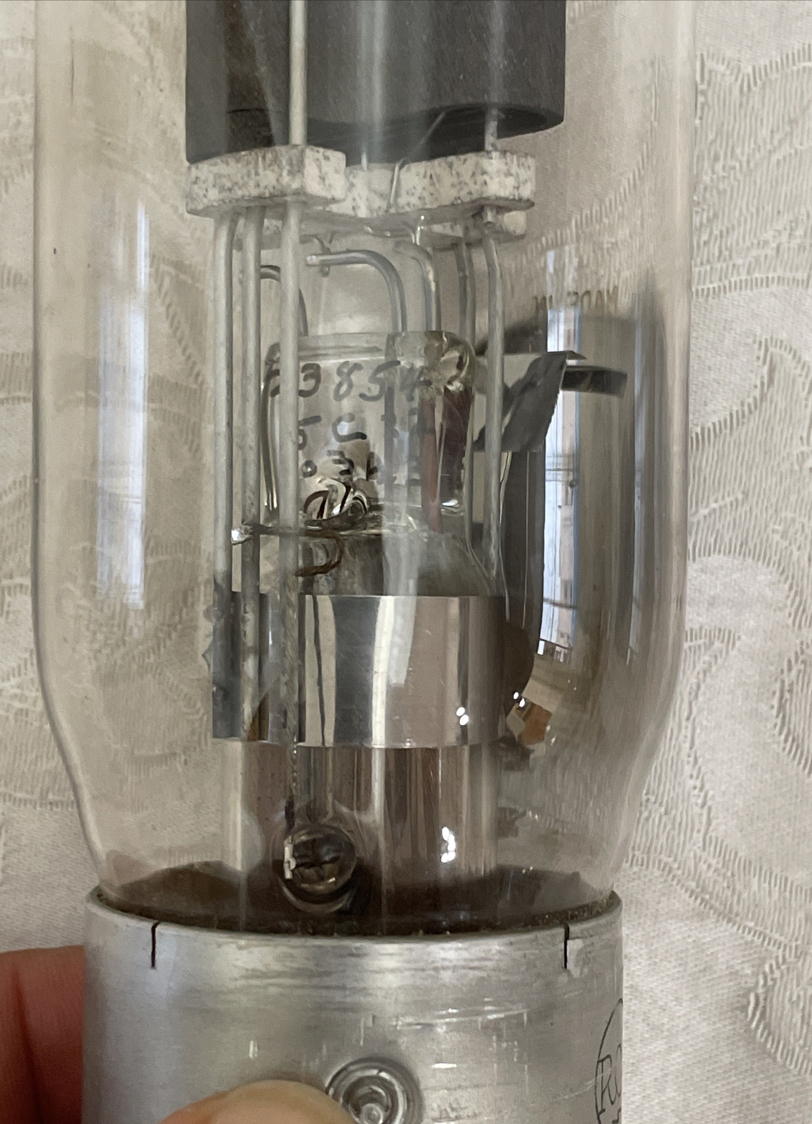 RARE! VTG. ANTIQUE RCA DEFOREST 203A 503A RADIO TUBE TRANSMITTING RF AMPLIFIER