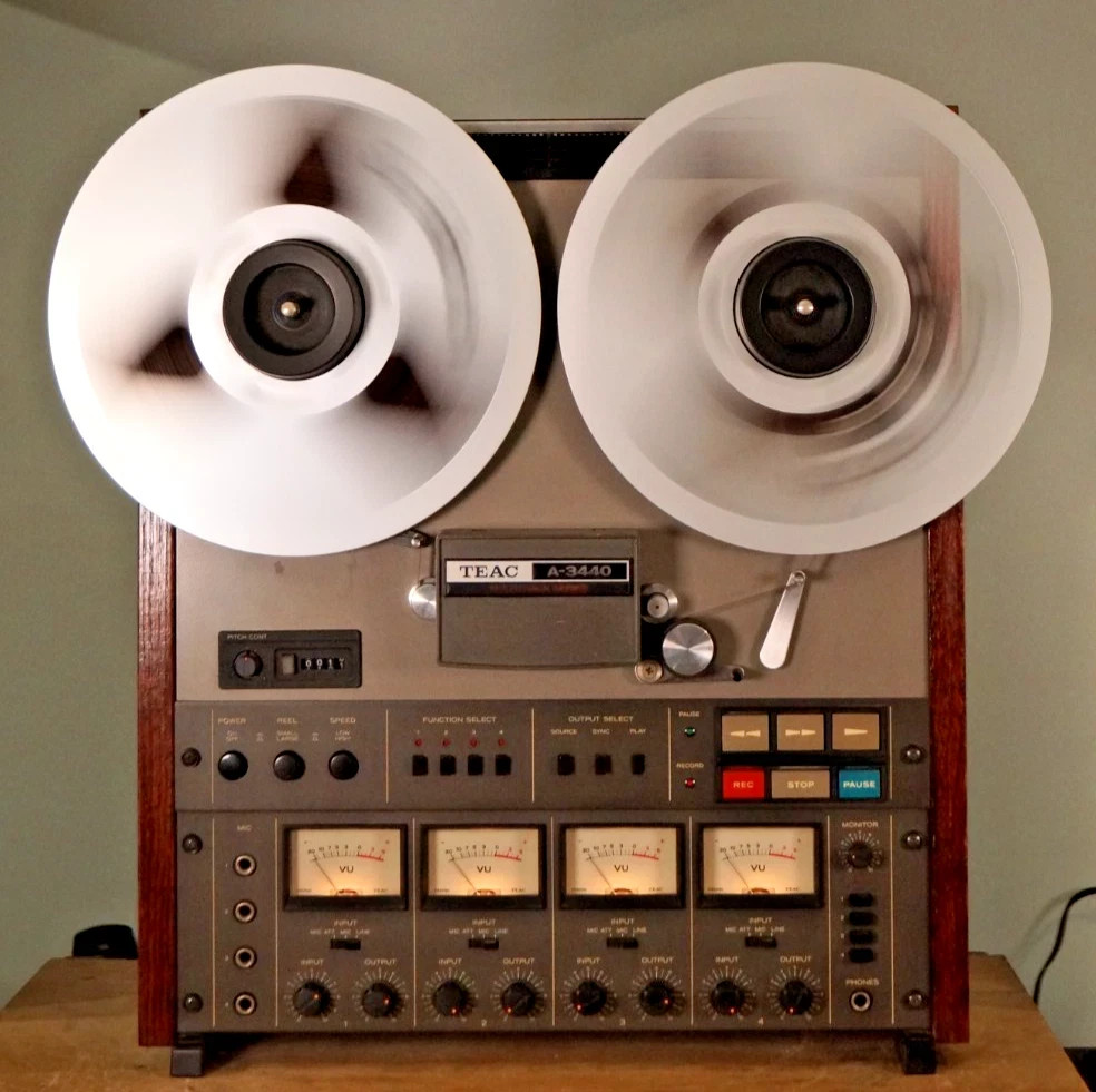 Serviced With Full Recap PRO Series Teac A-3440.READ&See Pictures Of Work Done.