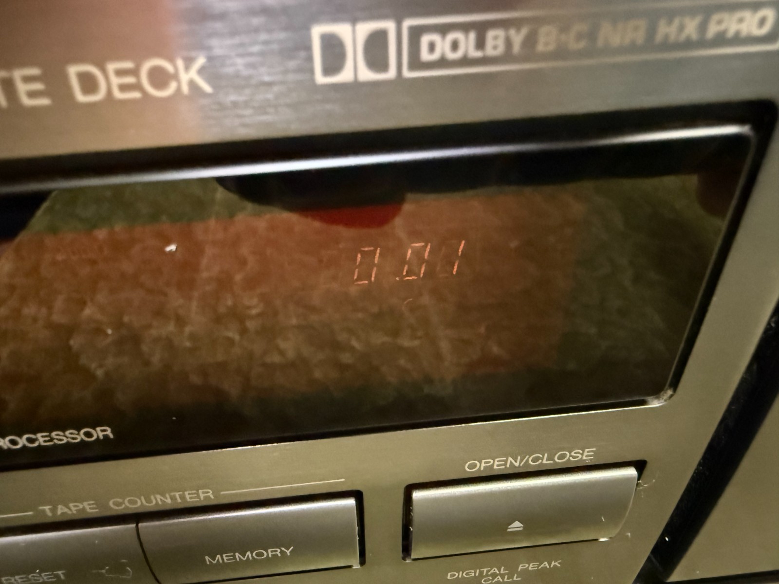 JVC TD-V661 3 HEAD CLOSED LOOP DUAL CAPSTAN DIRECT DRIVE MOTOR CASSETTE DECK