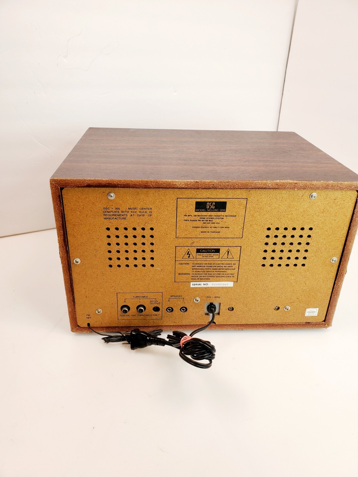 VTG GSC Stereo Model GSC- 200 no speakers